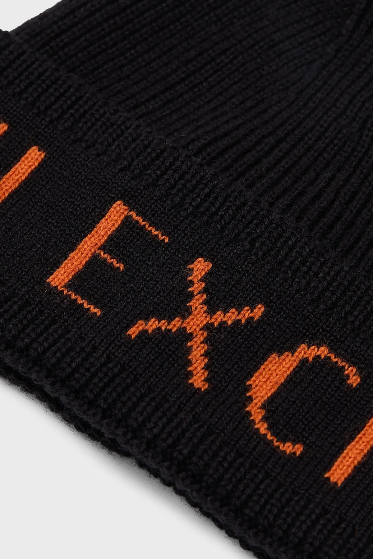 Armani Exchange Logolu Yün Karışımlı Erkek Bere 954661 3F301 03620 SİYAH - 4