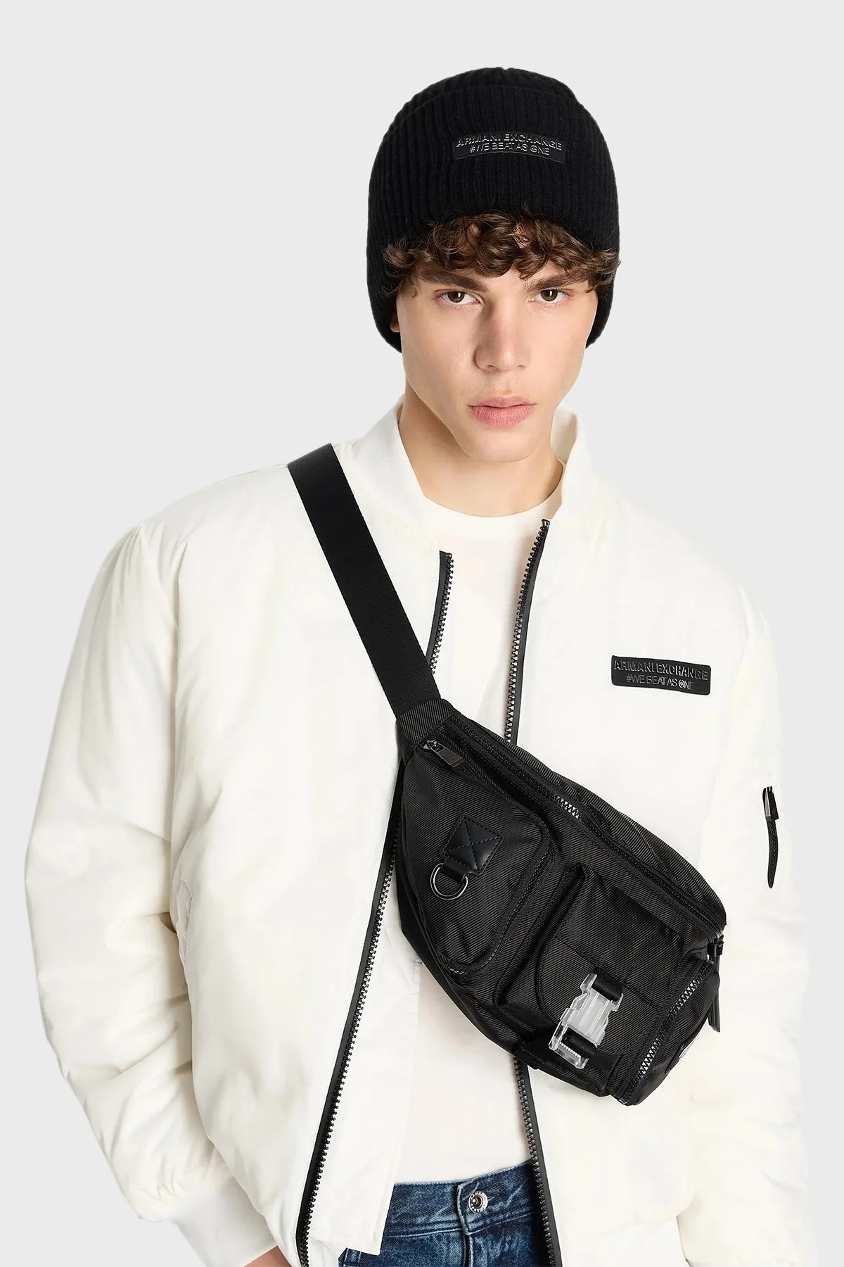 Armani Exchange Logolu Yünlü Erkek Bere 954660 3F300 00020 SİYAH - 2