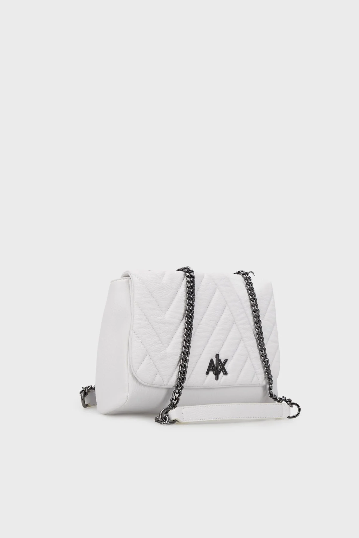 Armani Exchange Logolu Zincir Askılı Bayan Çanta 942853 2F745 00010 BEYAZ - 2