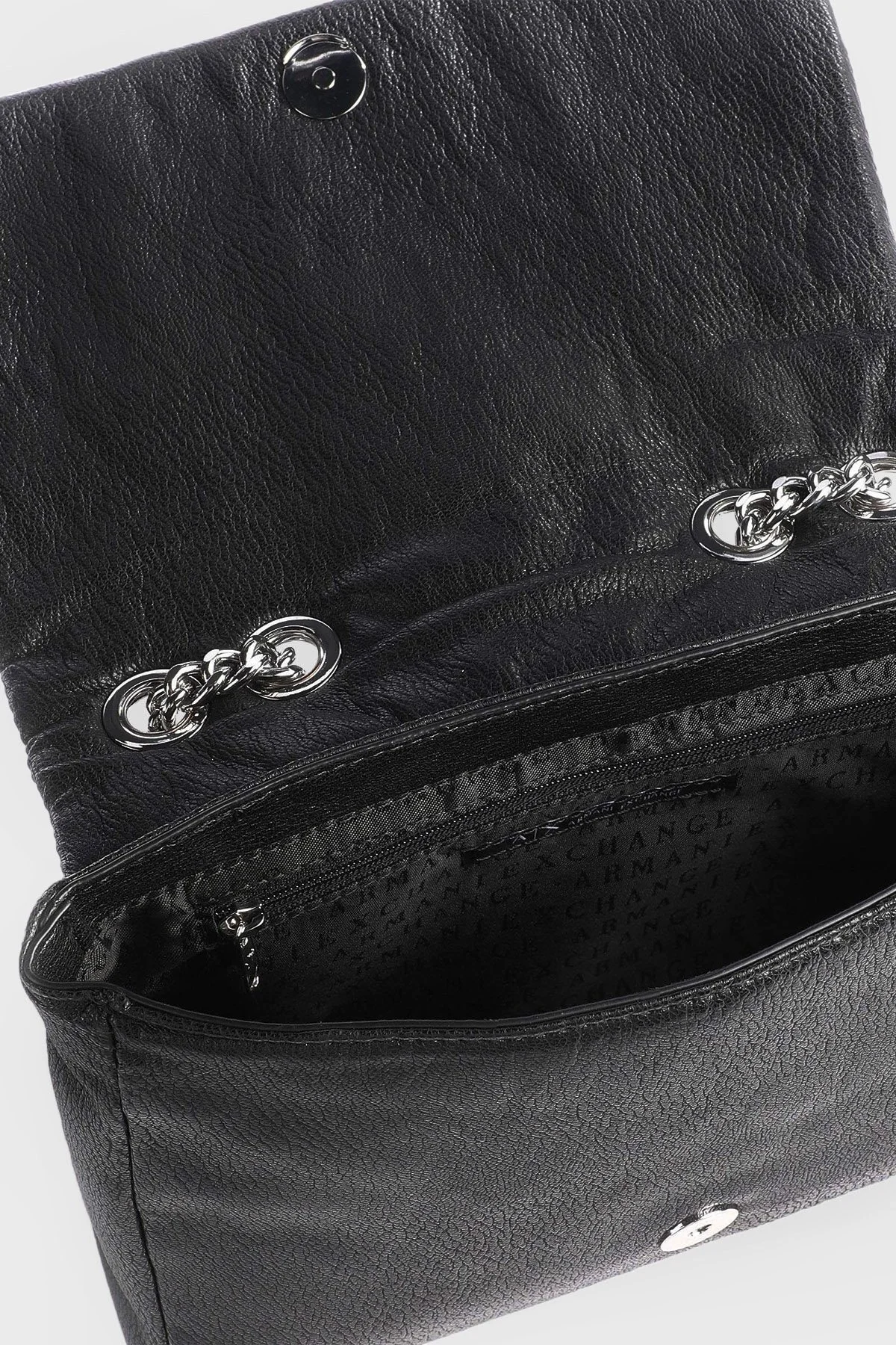 Armani Exchange Logolu Zincir Askılı Bayan Çanta 942853 2F745 00020 SİYAH - 4