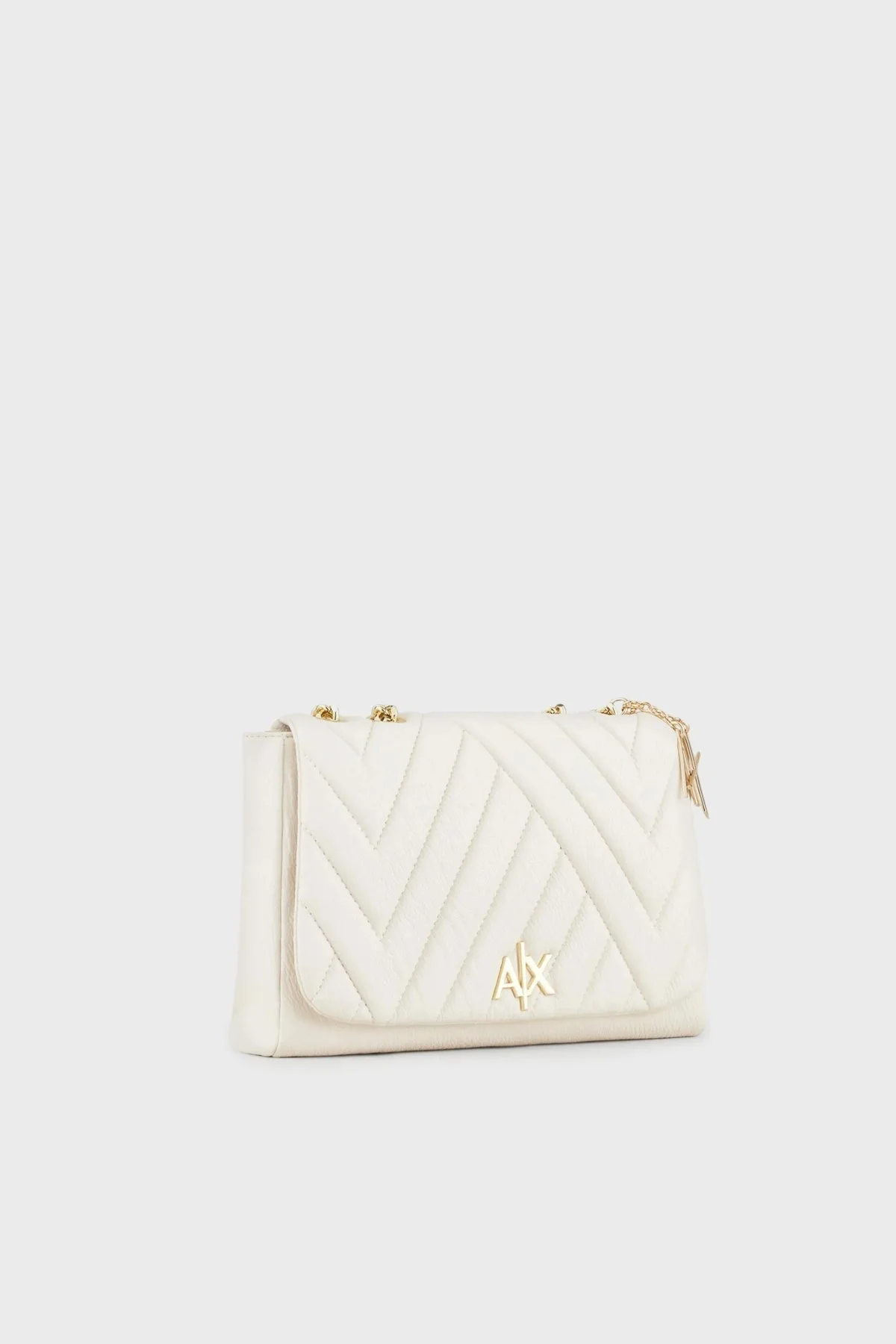 Armani Exchange Logolu Zincir Askılı Bayan Çanta 942853 2F745 09511 EKRU - 6