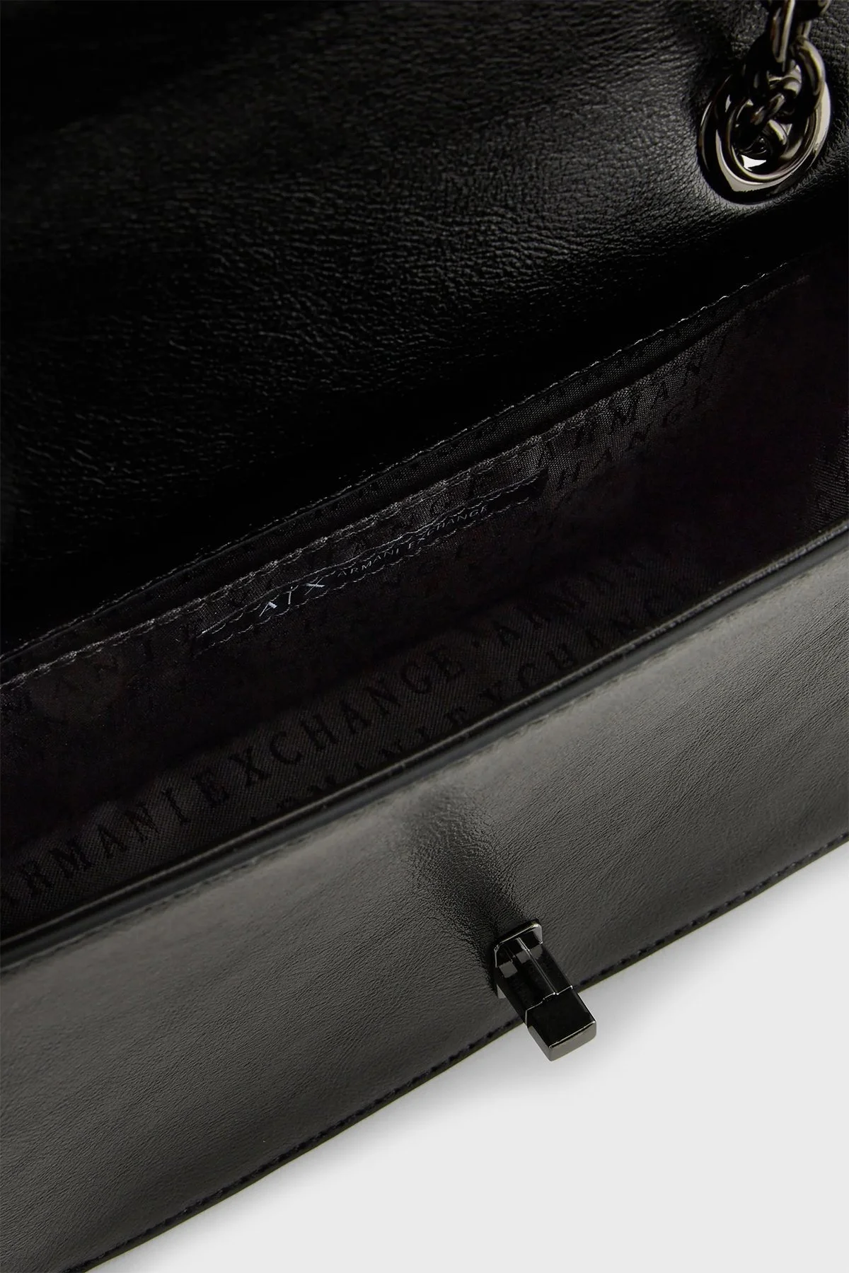 Armani Exchange Logolu Zincir Askılı Bayan Çanta 942986 4R701 00020 SİYAH - 5