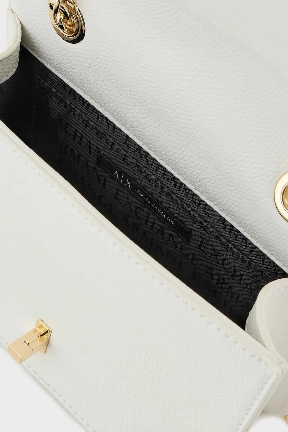 Armani Exchange Logolu Zincir Askılı Bayan Çanta 942986 4R731 14212 BEYAZ - 4