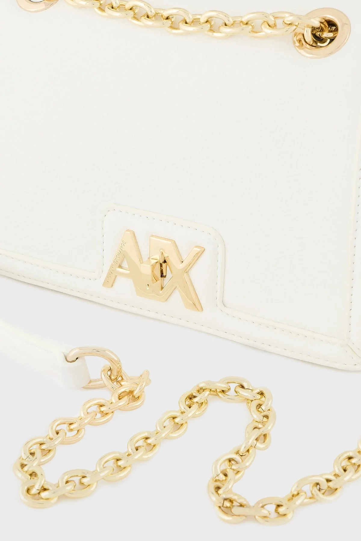 Armani Exchange Logolu Zincir Askılı Bayan Çanta 942986 4R731 14212 BEYAZ - 5