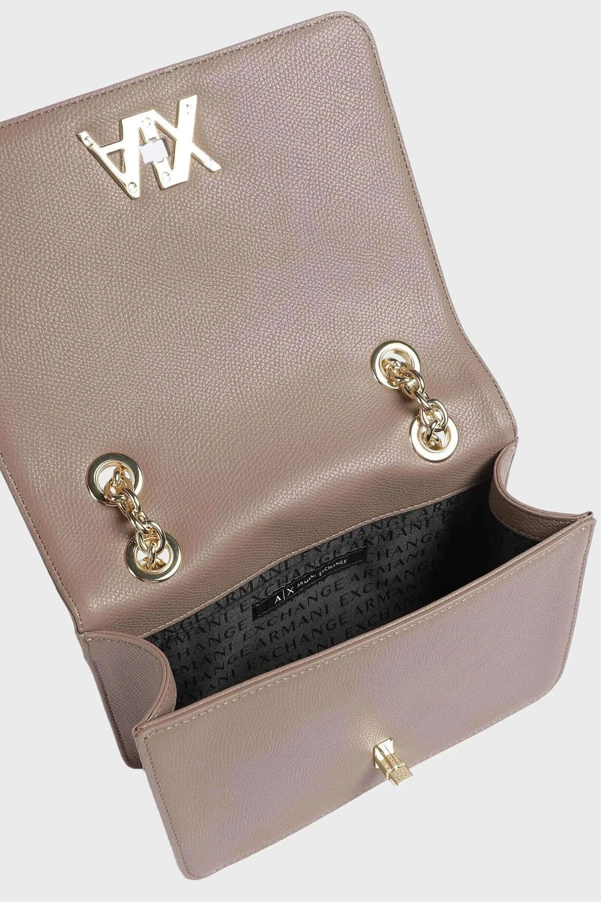 Armani Exchange Logolu Zincir Askılı Bayan Çanta 942986 4R731 14949 BEJ - 4