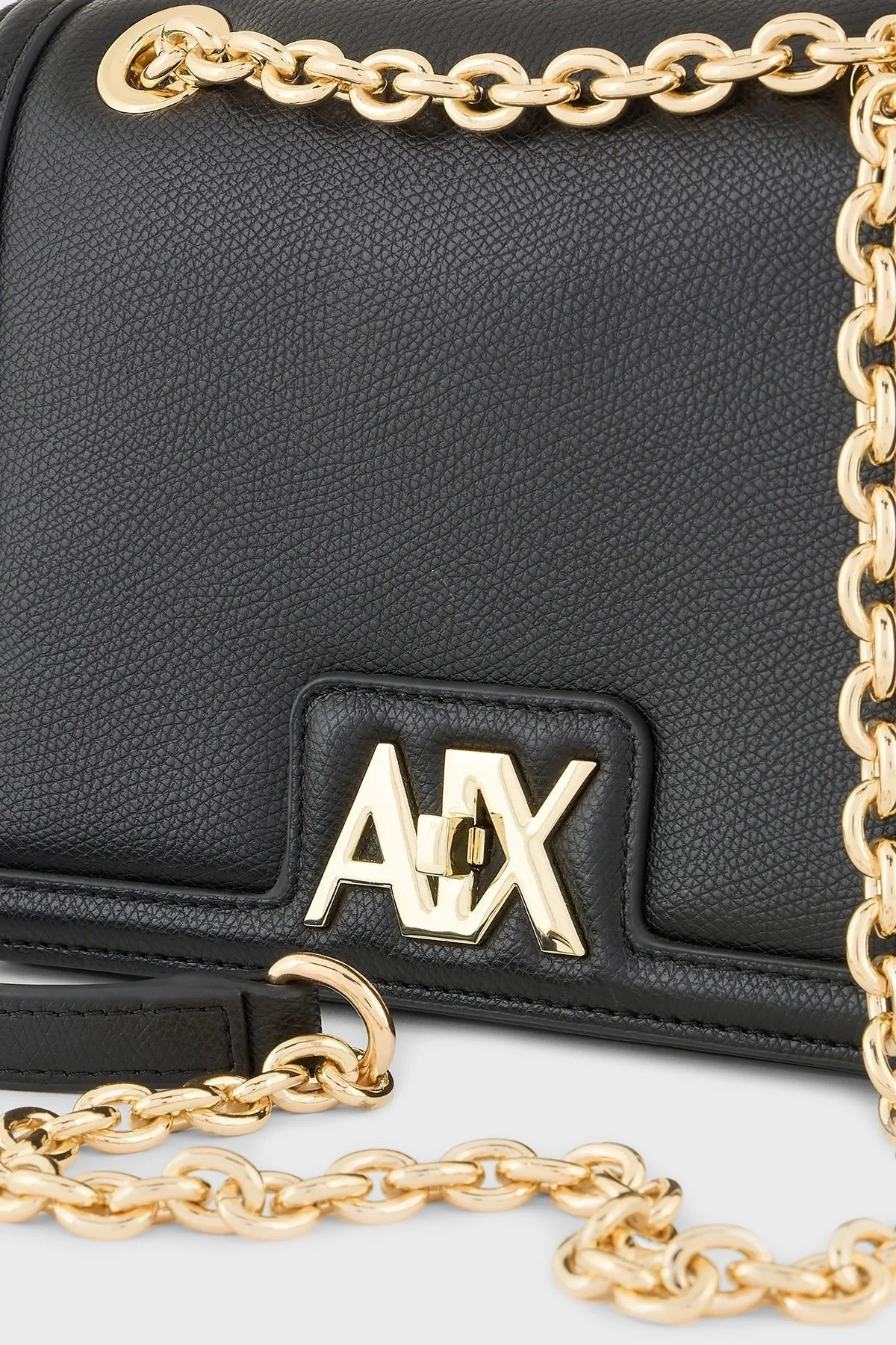 Armani Exchange Logolu Zincir Askılı Bayan Çanta 942986 4R731 19921 SİYAH - 5