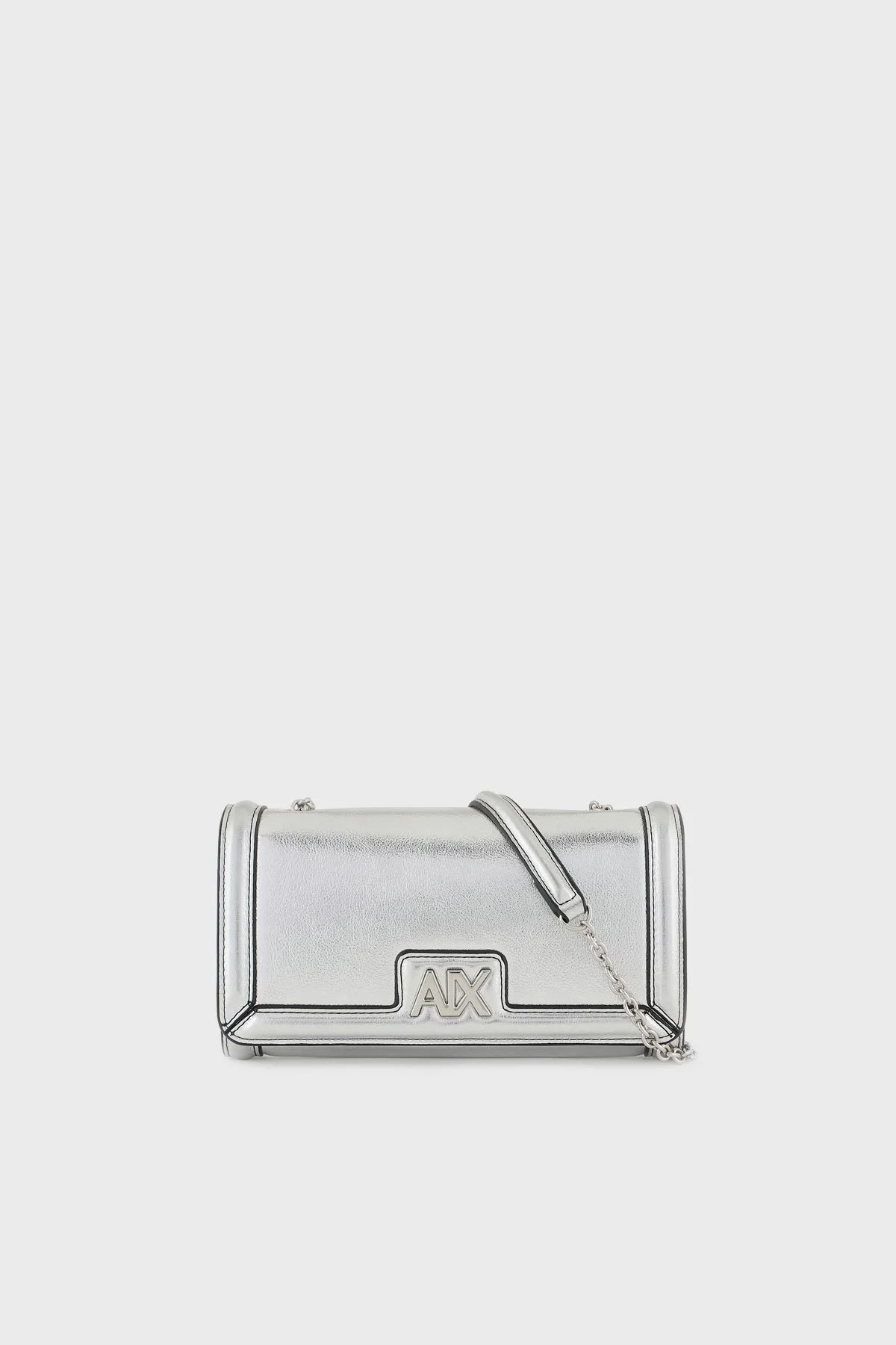 Armani Exchange Logolu Zincir Askılı Bayan Çanta 948564 4R701 09117 GÜMÜŞ - 1