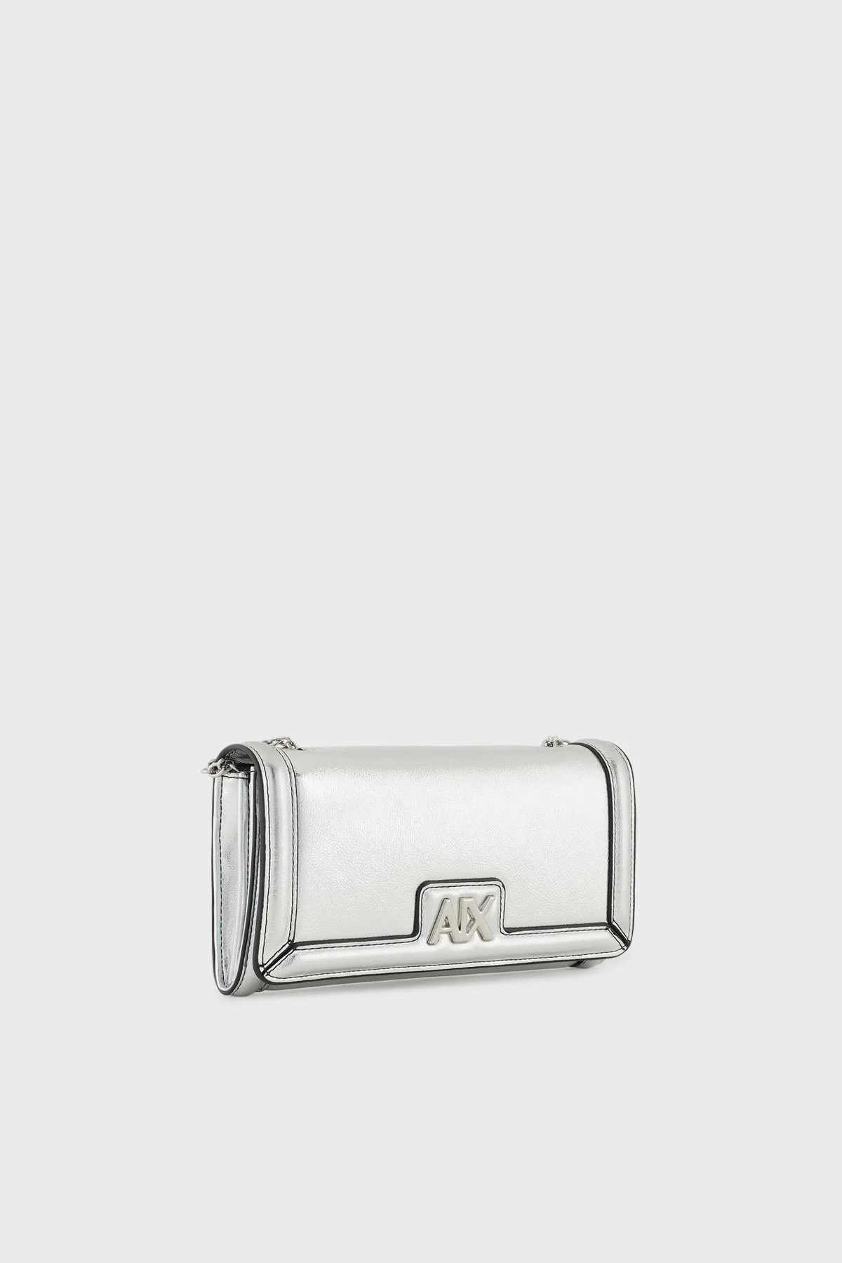 Armani Exchange Logolu Zincir Askılı Bayan Çanta 948564 4R701 09117 GÜMÜŞ - 5
