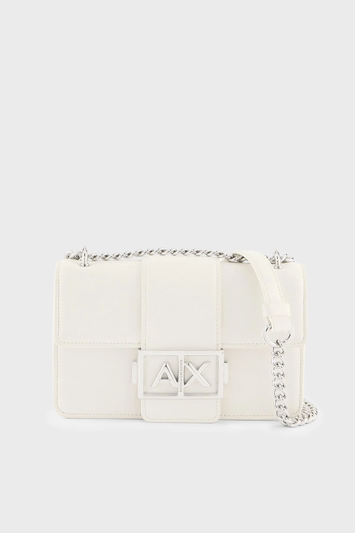 Armani Exchange Logolu Zincir Askılı Bayan Çanta XW000071 AF12039 U0011 BEYAZ - 1