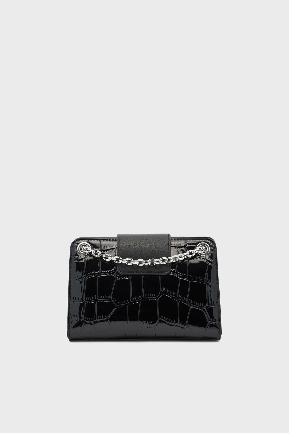 Armani Exchange Logolu Zincir Askılı Bayan Çanta XW000281 AF17144 UC001 SİYAH - 10