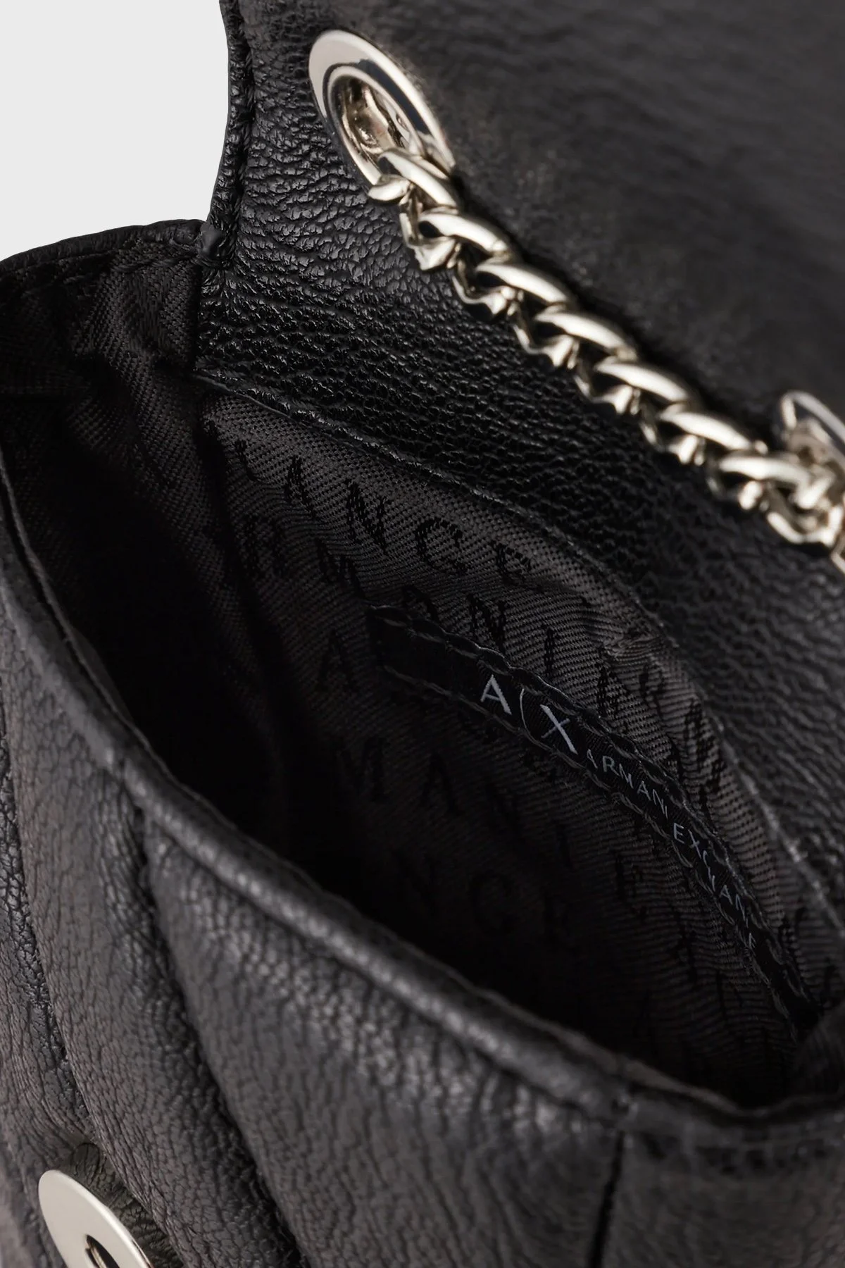 Armani Exchange Logolu Zincir Askılı Telefon sı Bayan Çanta 948546 2F745 00020 SİYAH - 7