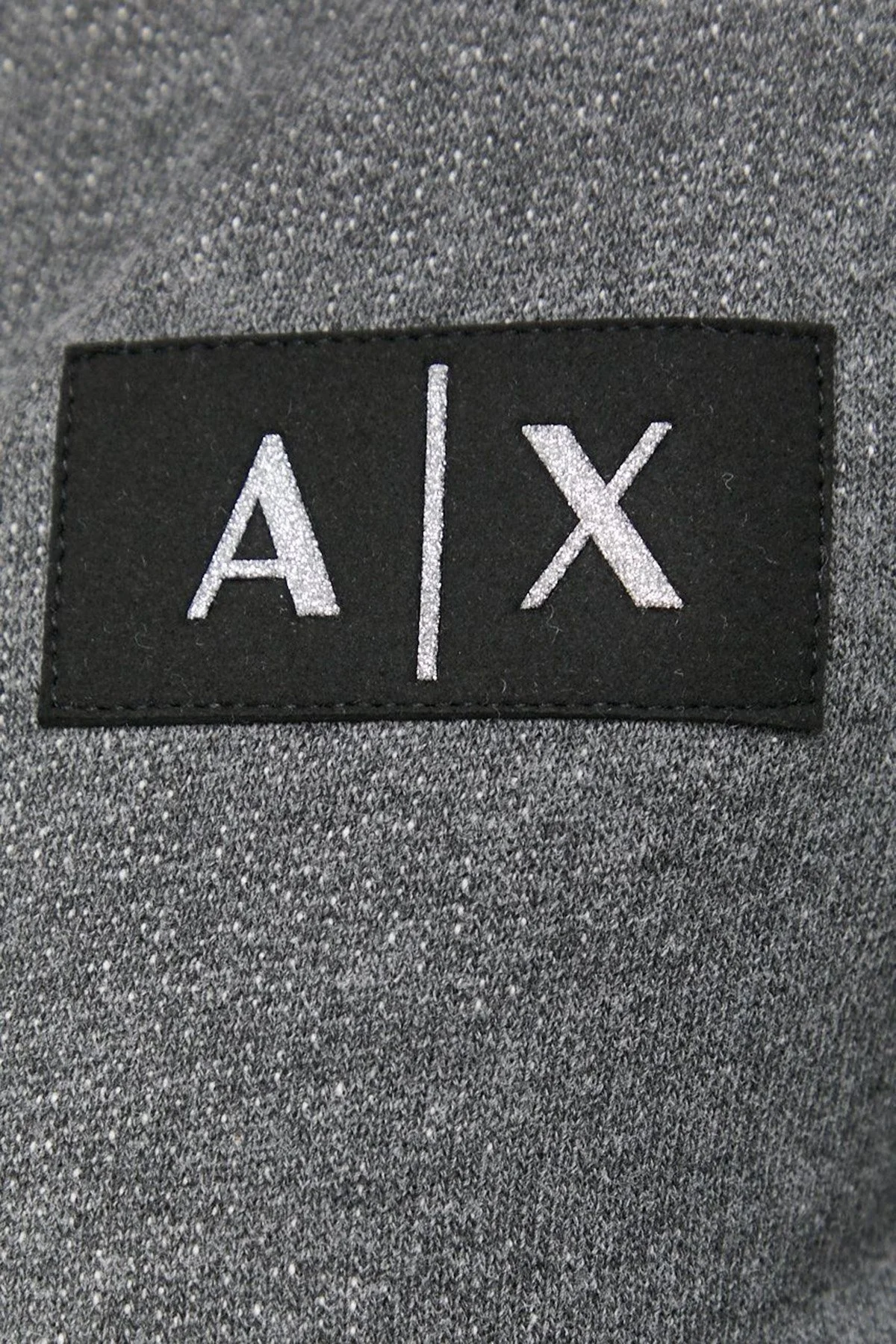 Armani Exchange Loose Fit Bisiklet Yaka Pamuklu Bayan Sweat 6LYM57 YJBUZ 3998 KOYU GRİ - 2