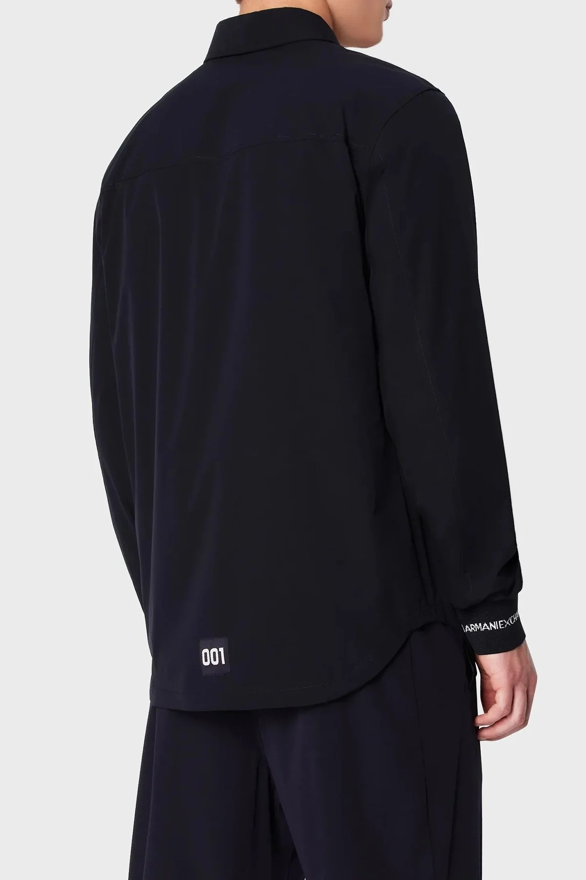 Armani Exchange Loose Fit Çift Cepli Erkek Gömlek 3DZCL7 ZN3FZ 1583 LACİVERT - 8