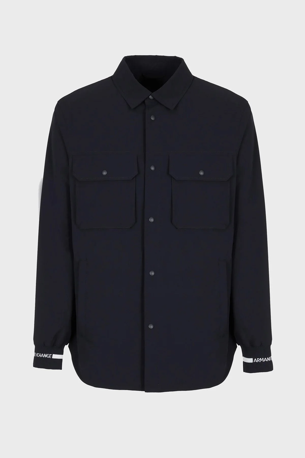 Armani Exchange Loose Fit Çift Cepli Erkek Gömlek 3DZCL7 ZN3FZ 1583 LACİVERT - 10