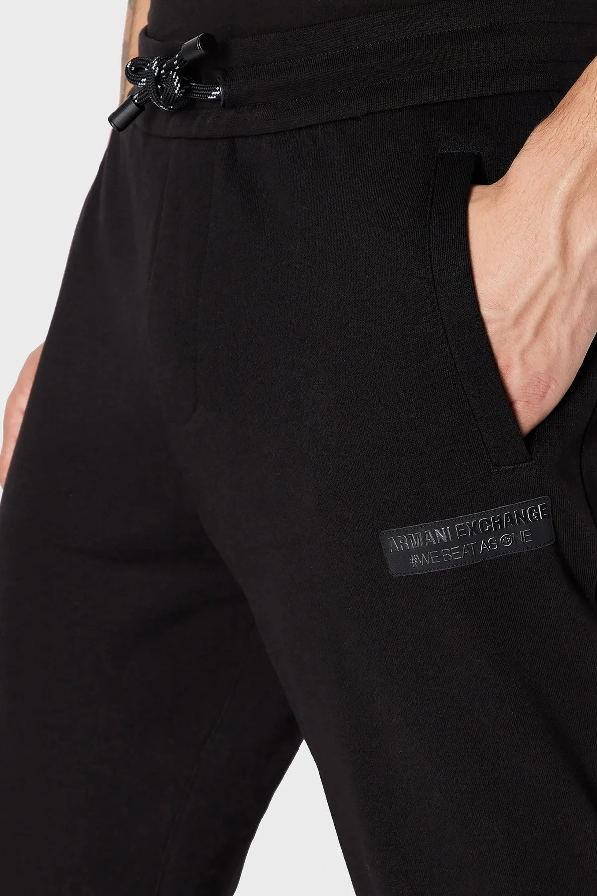 Armani Exchange Organik Pamuklu Regular Fit Jogger Spor Erkek Pantolon 6RZPHE ZJDGZ 1200 SİYAH - 3