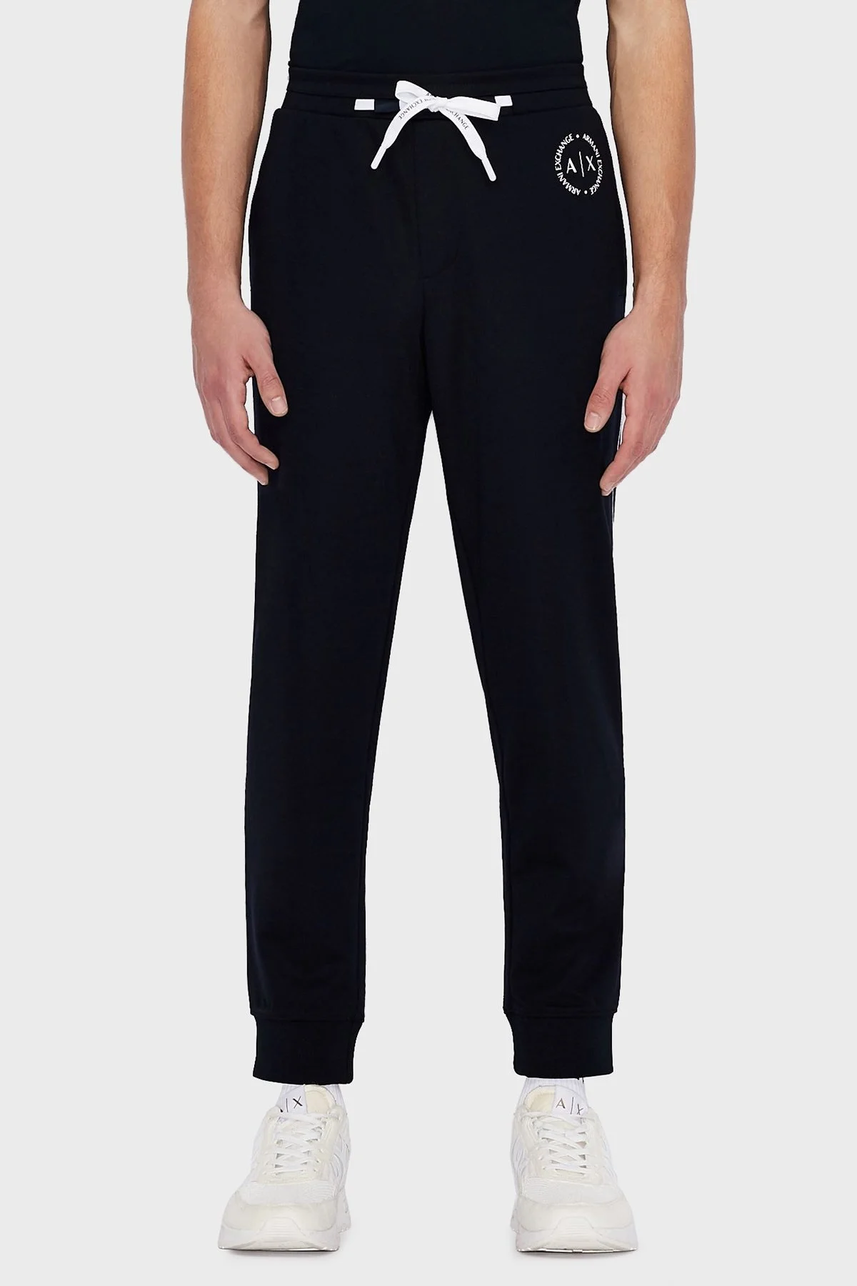 Armani Exchange Cepli Örme Jogger Spor Erkek Pantolon 8NZP91 Z9N1Z 1510 LACİVERT - 1