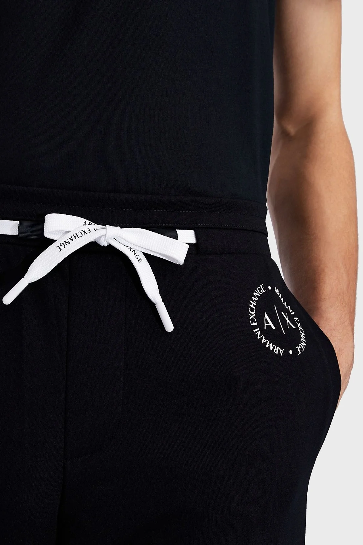 Armani Exchange Cepli Örme Jogger Spor Erkek Pantolon 8NZP91 Z9N1Z 1510 LACİVERT - 3