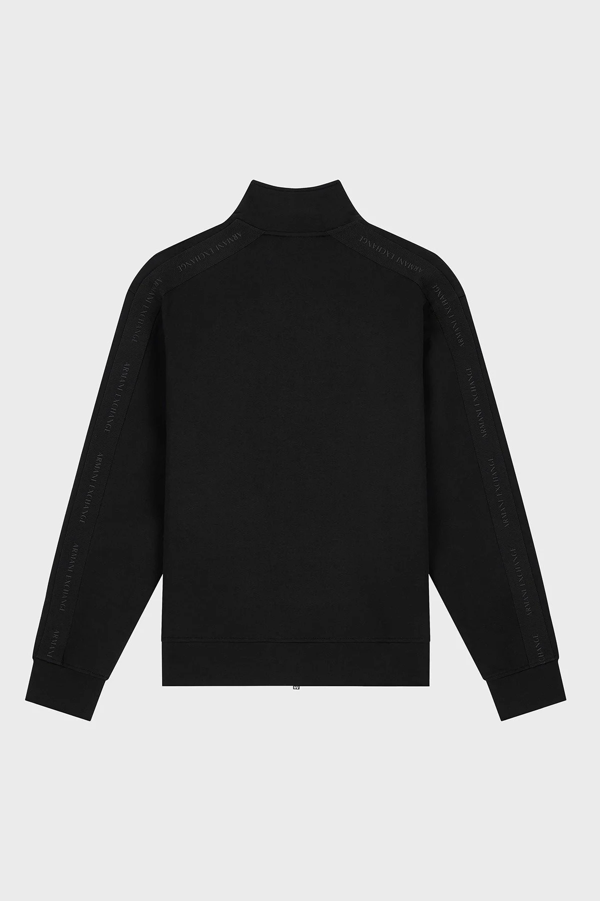 Armani Exchange Pamuk Karışımlı Dik Yaka Fermuarlı Erkek Sweat XM003144 AF13047 UC001 Siyah - 7