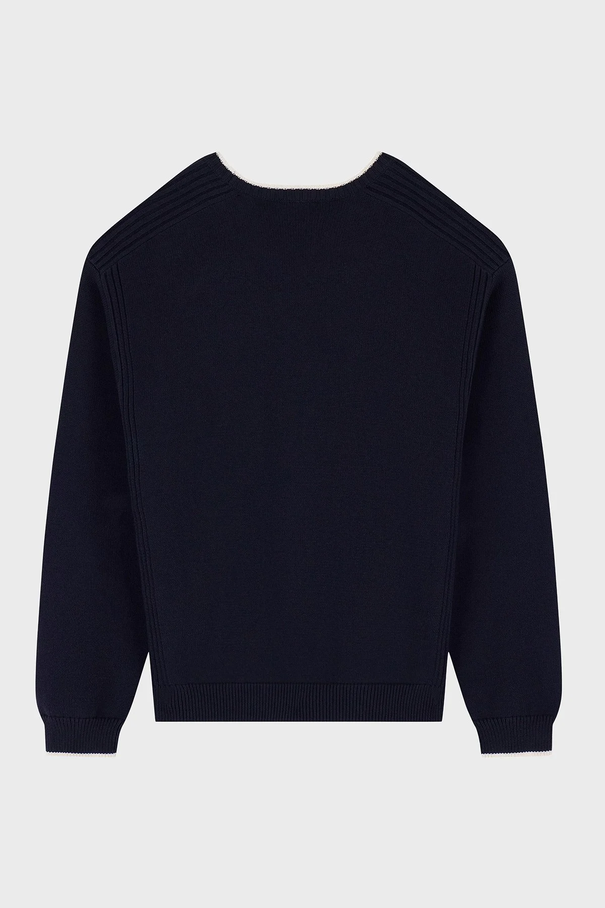 Armani Exchange Pamuk Karışımlı Regular Fit Bisiklet Yaka Erkek Kazak XM003009 AF28775 UB101 Lacivert - 5
