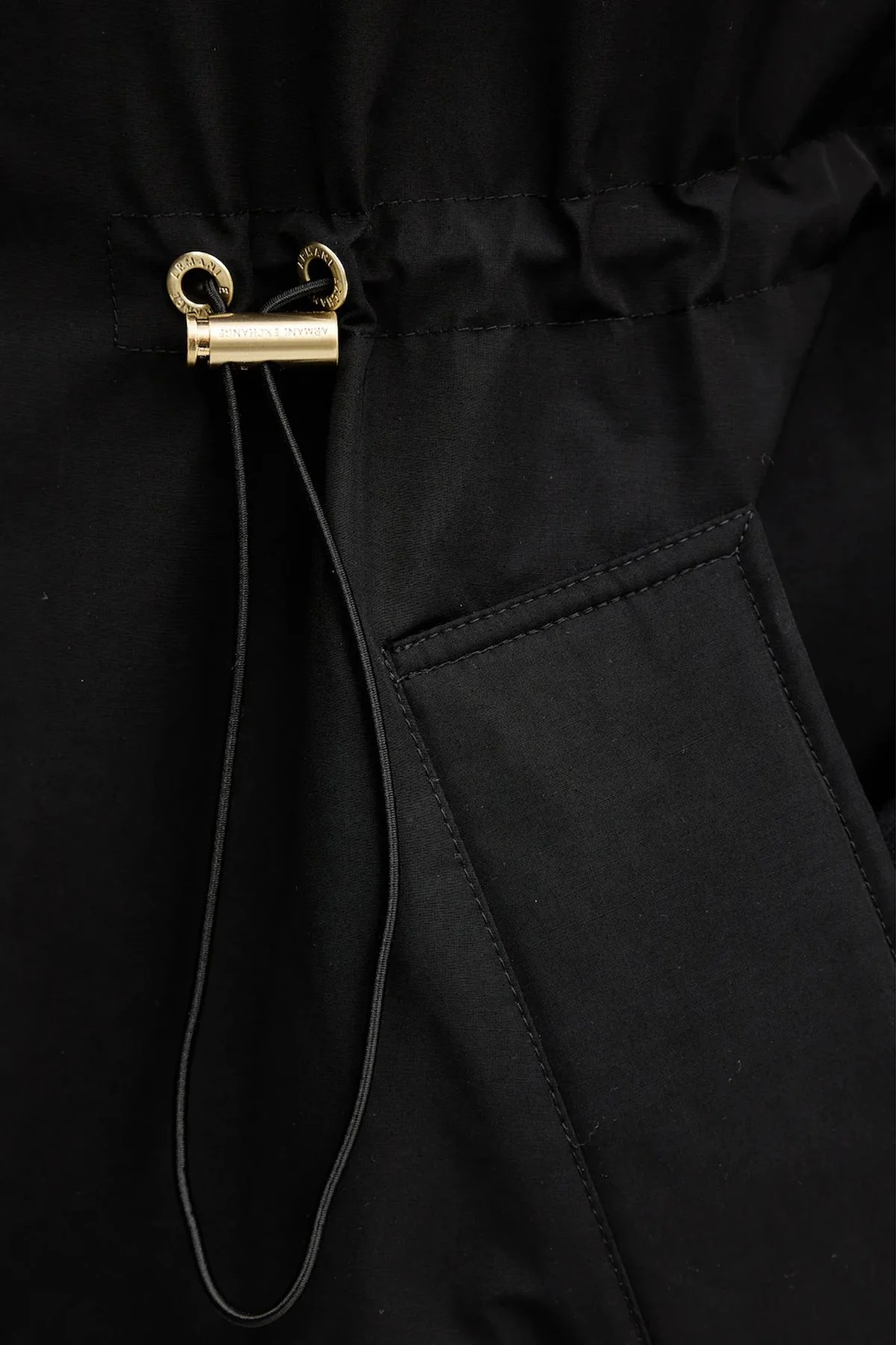 Armani Exchange Pamuk Karışımlı Relaxed Fit Kapüşonlu Bayan Parka XW000712 AF16215 UC001 SİYAH - 6