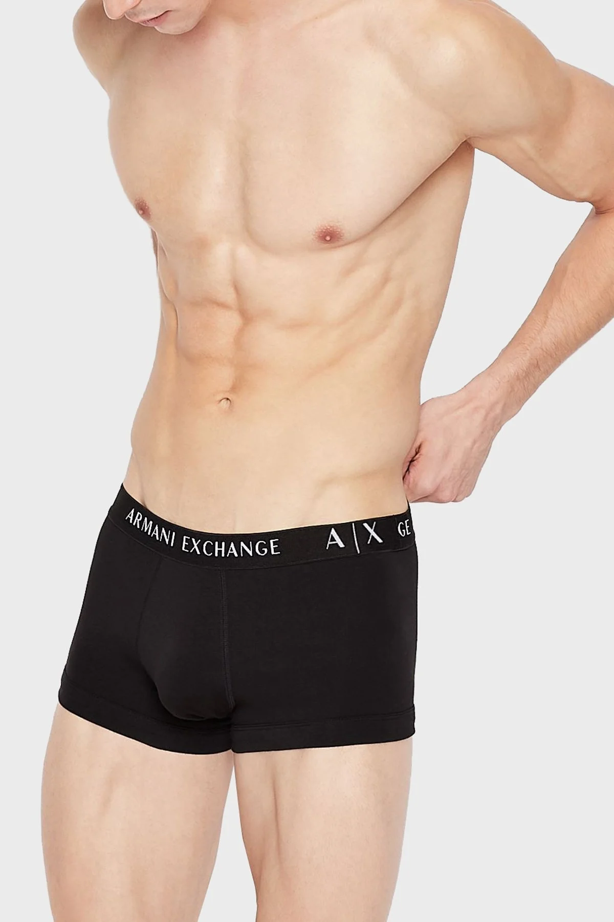 Armani Exchange Pamuklu 2 Pack Erkek Boxer 957027 CC282 07320 SİYAH - 2