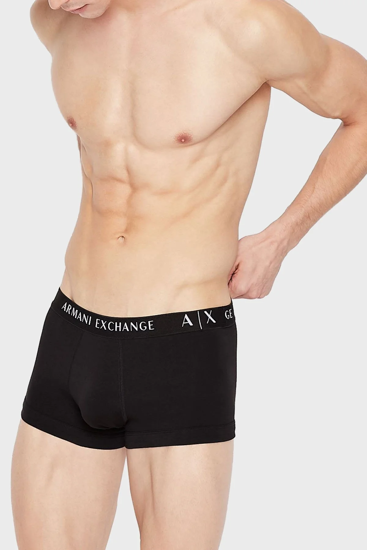 Armani Exchange Pamuklu 3 Pack Erkek Boxer 957028 CC282 50020 SİYAH - 2