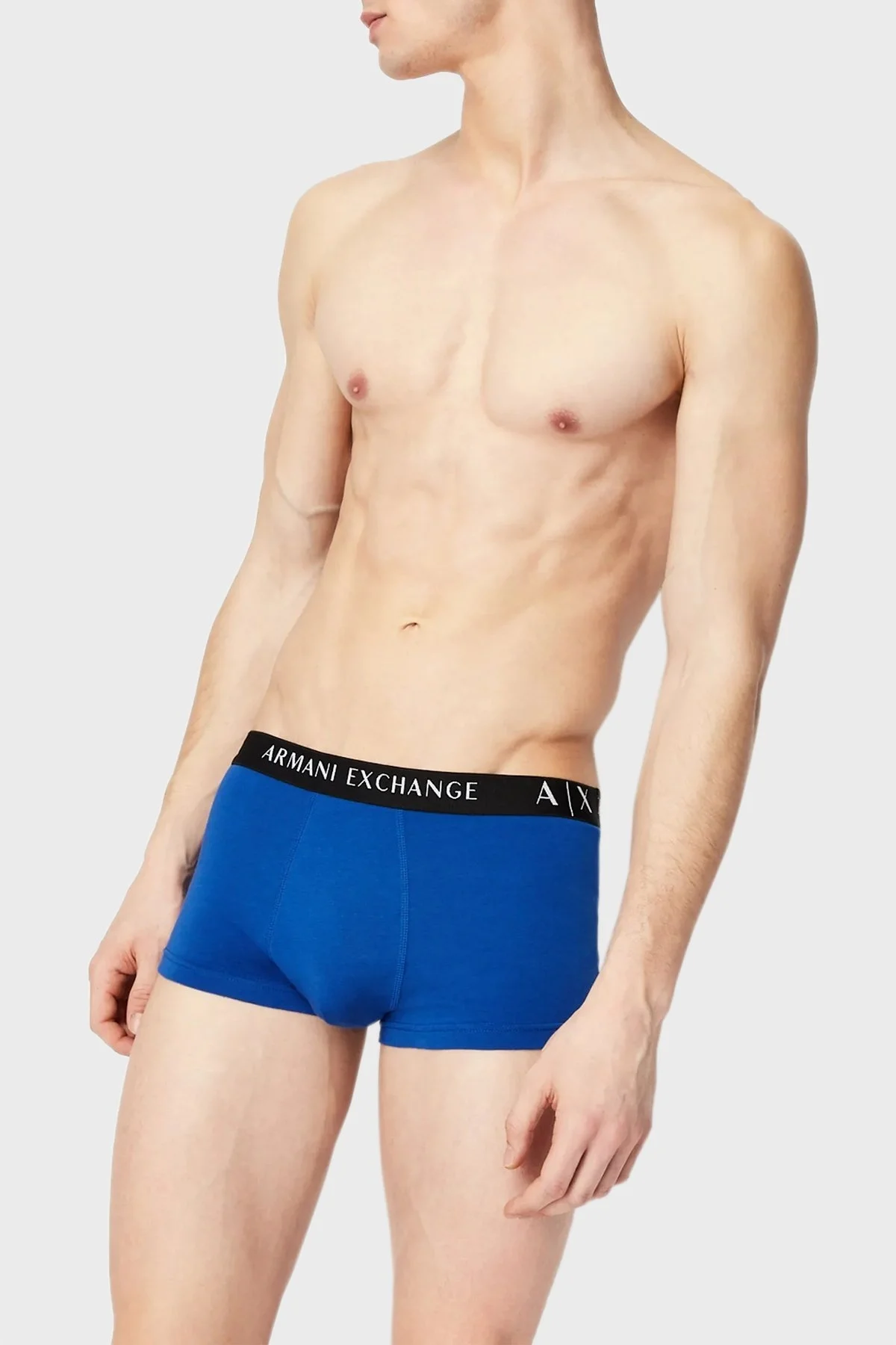 Armani Exchange Pamuklu 3 Pack Erkek Boxer 957028 CC282 56110 BEYAZ-SİYAH - 2