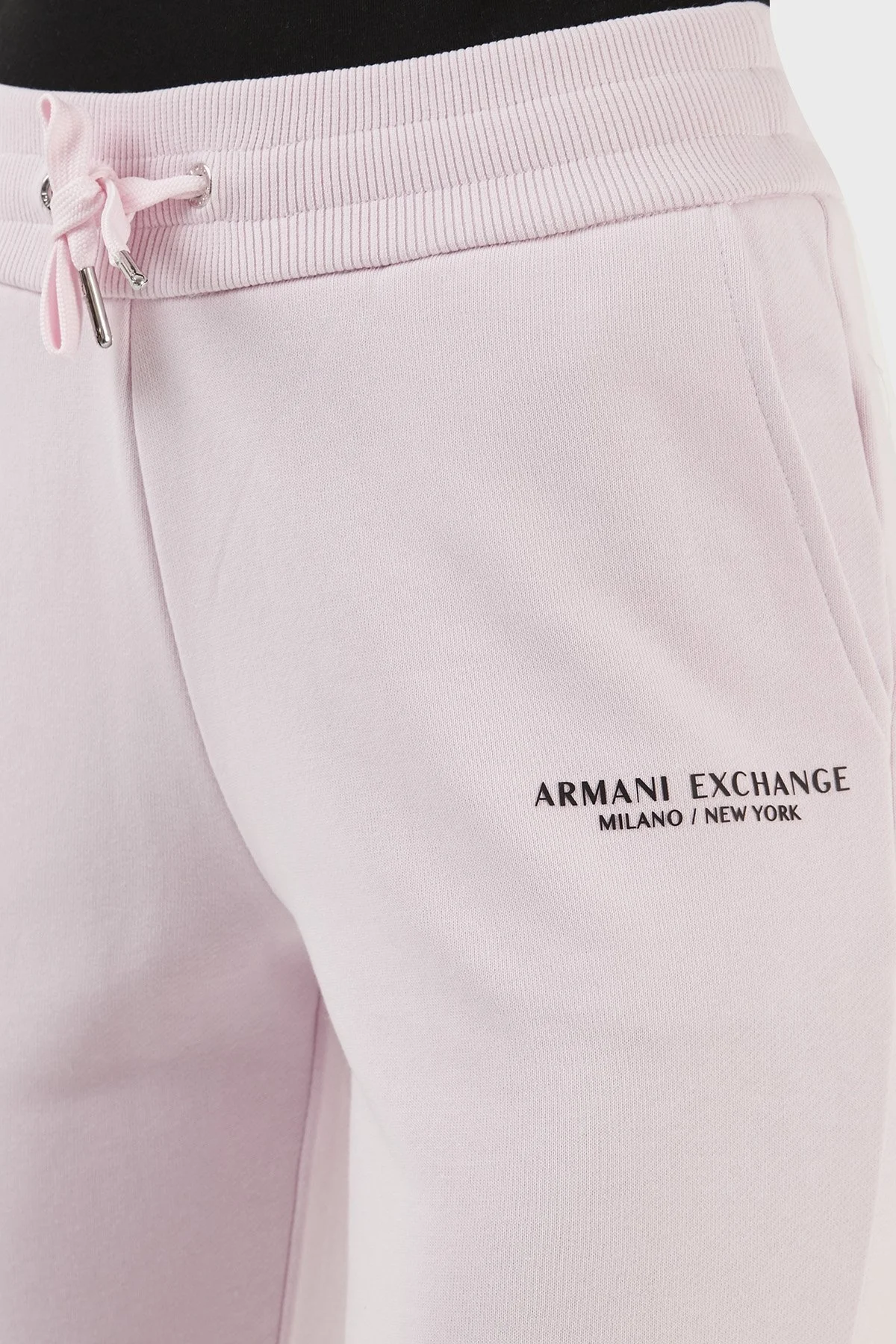 Armani Exchange Pamuklu Belden Bağlamalı Jogger Bayan Pantolon 8NYPBA YJE5Z 14AN PEMBE - 6