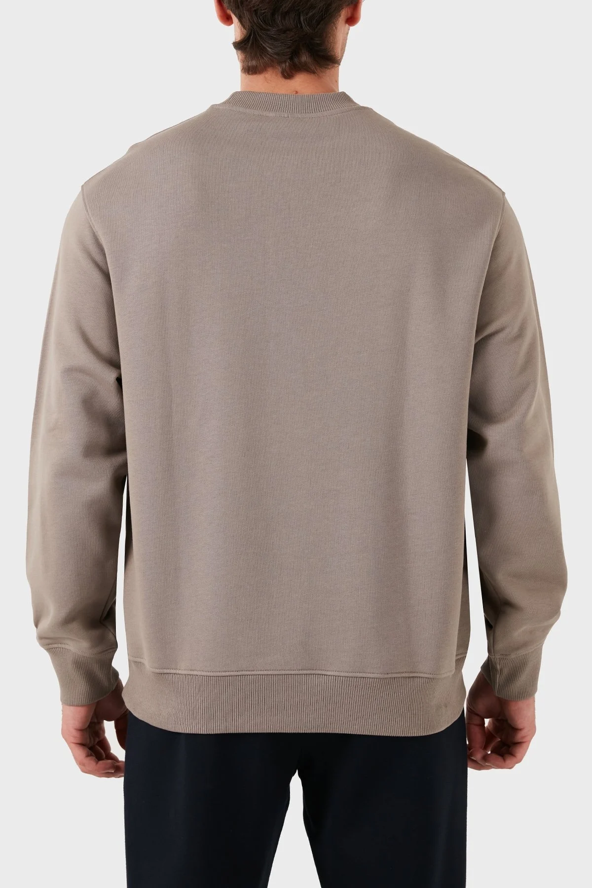 Armani Exchange Pamuklu Bisiklet Yaka Erkek Sweat 6DZMBA ZJADZ 17AC KUM - 2