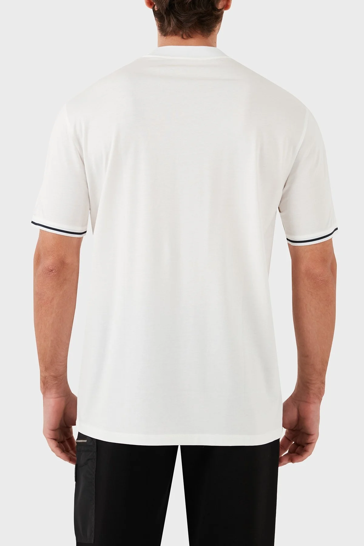 Armani Exchange Pamuklu Bisiklet Yaka Erkek T Shirt 6DZTJB ZJ9AZ 1116 BEYAZ - 2