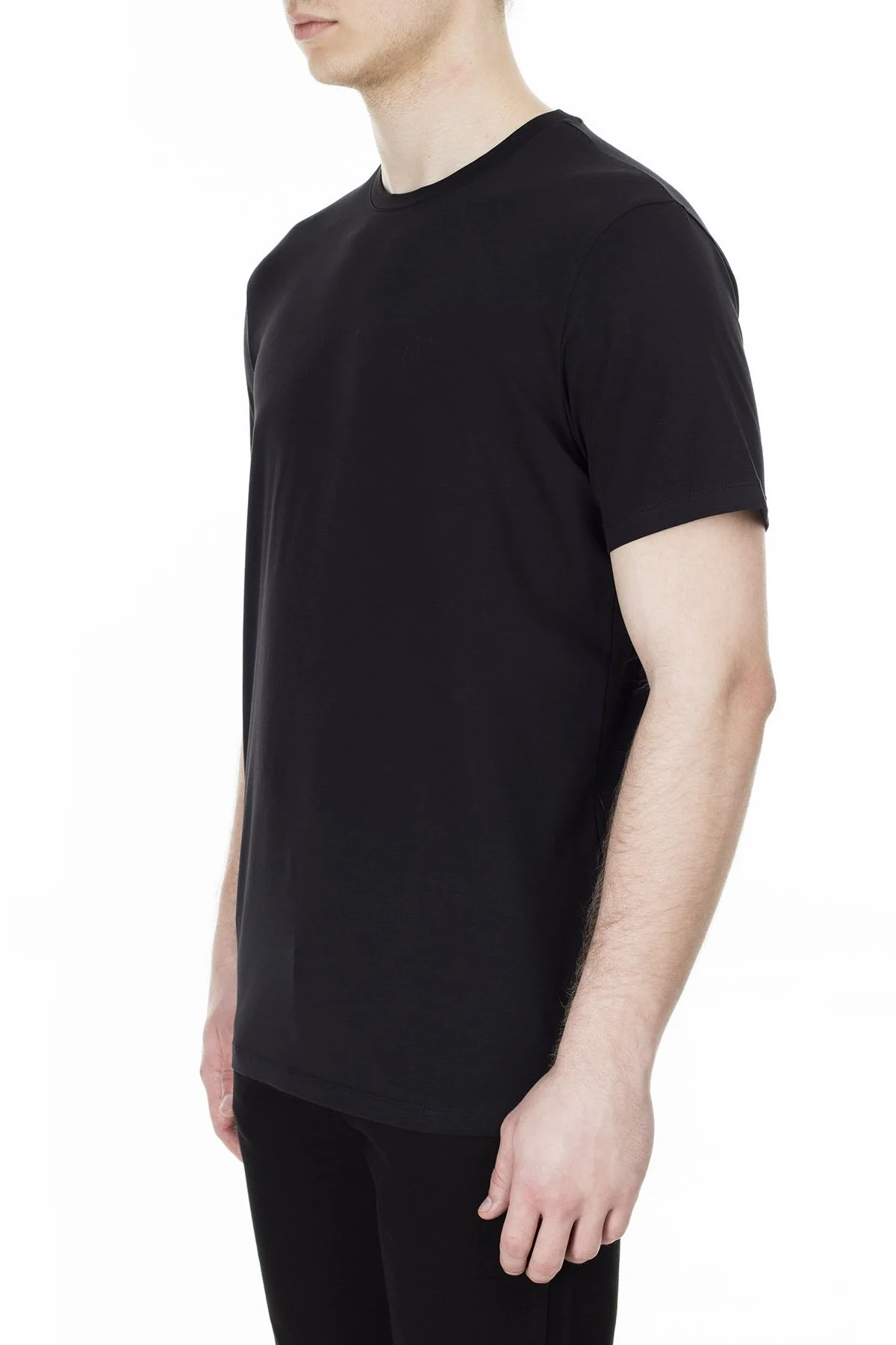 Armani Exchange Pamuklu Bisiklet Yaka Erkek T Shirt 8NZT84 Z8M9Z 1200 SİYAH - 3