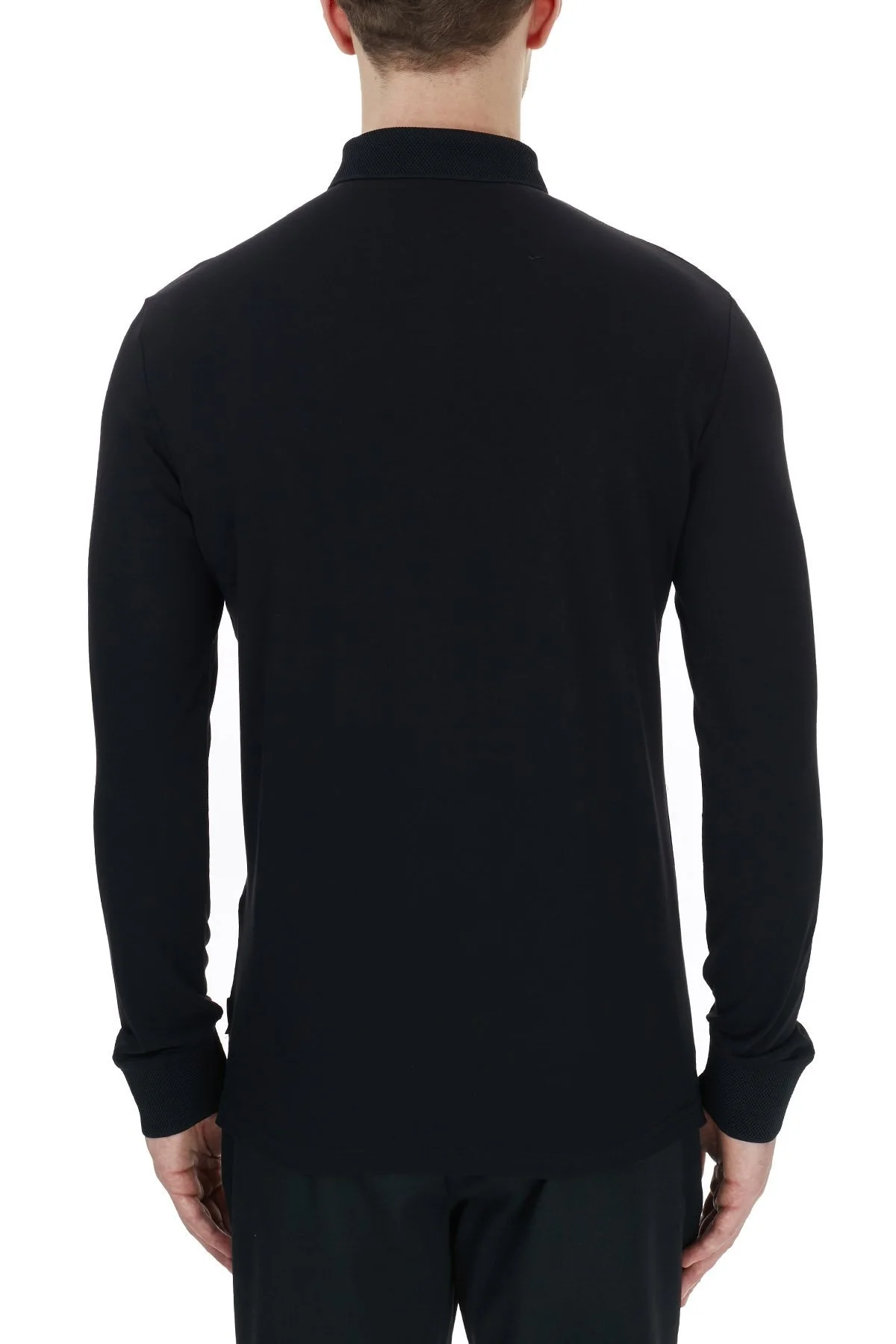 Armani Exchange Pamuklu Düğmeli Polo Erkek T Shirt 8NZF79 ZJ81Z 1200 SİYAH - 2