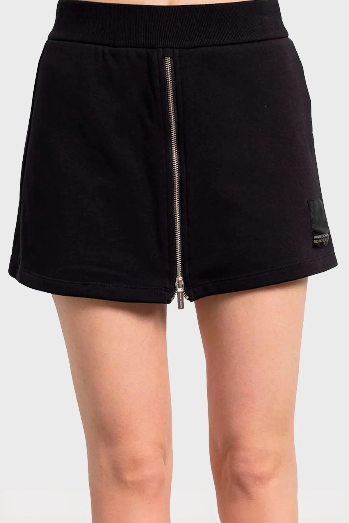 Armani Exchange Pamuklu Fermuarlı Bayan Şort Etek 3DYS91 YJFDZ 1200 SİYAH - 4