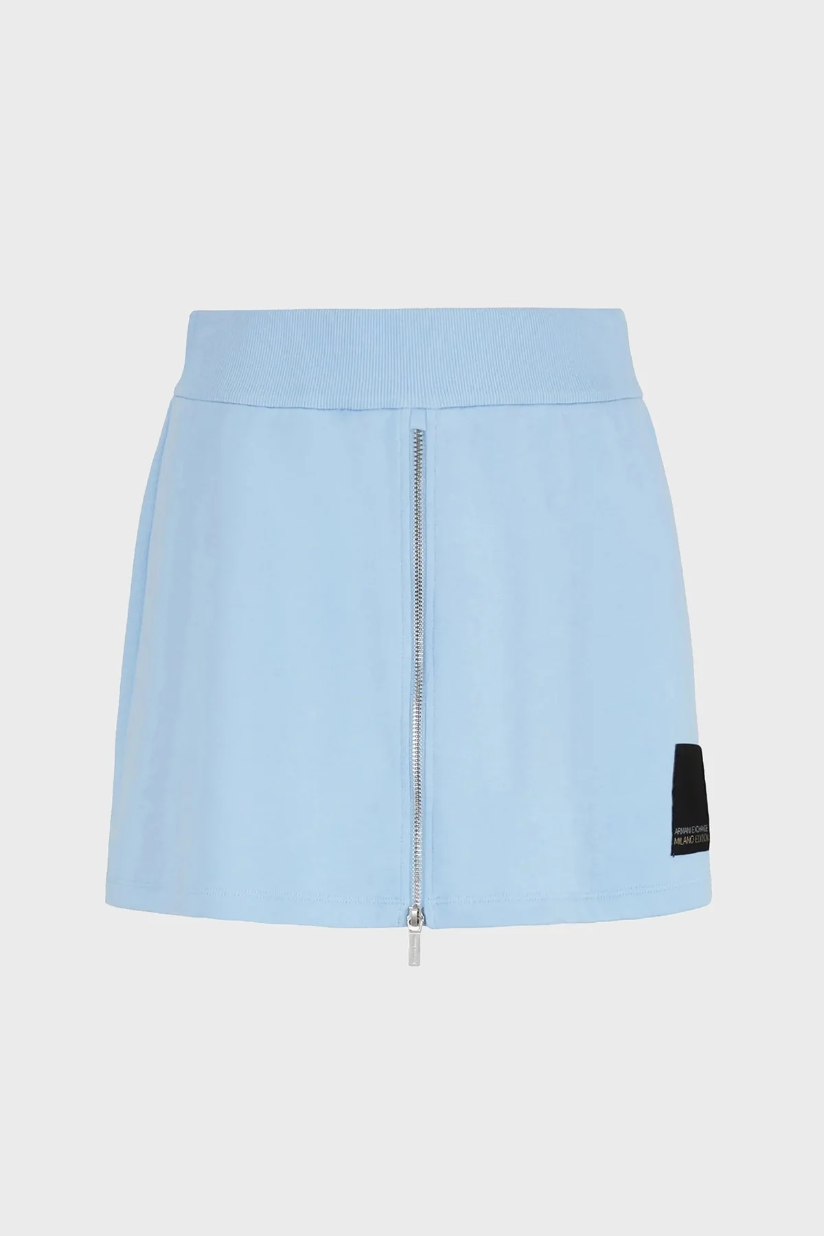 Armani Exchange Pamuklu Fermuarlı Bayan Şort Etek 3DYS91 YJFDZ 15DD MAVİ - 4