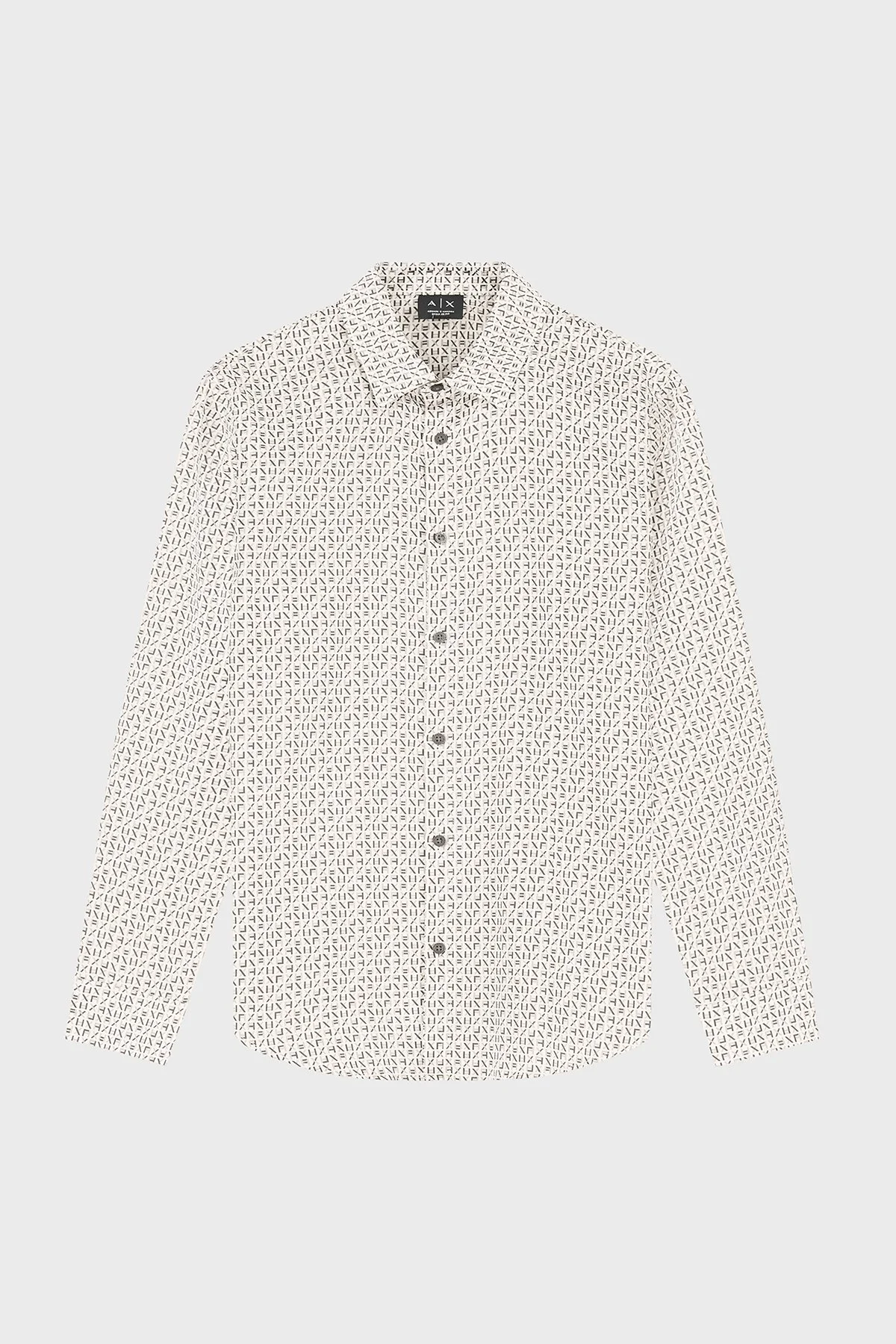 Armani Exchange Pamuklu Harf Logolu Regular Fit Erkek Gömlek XM001942 AF19194 F1165 BEJ - 4