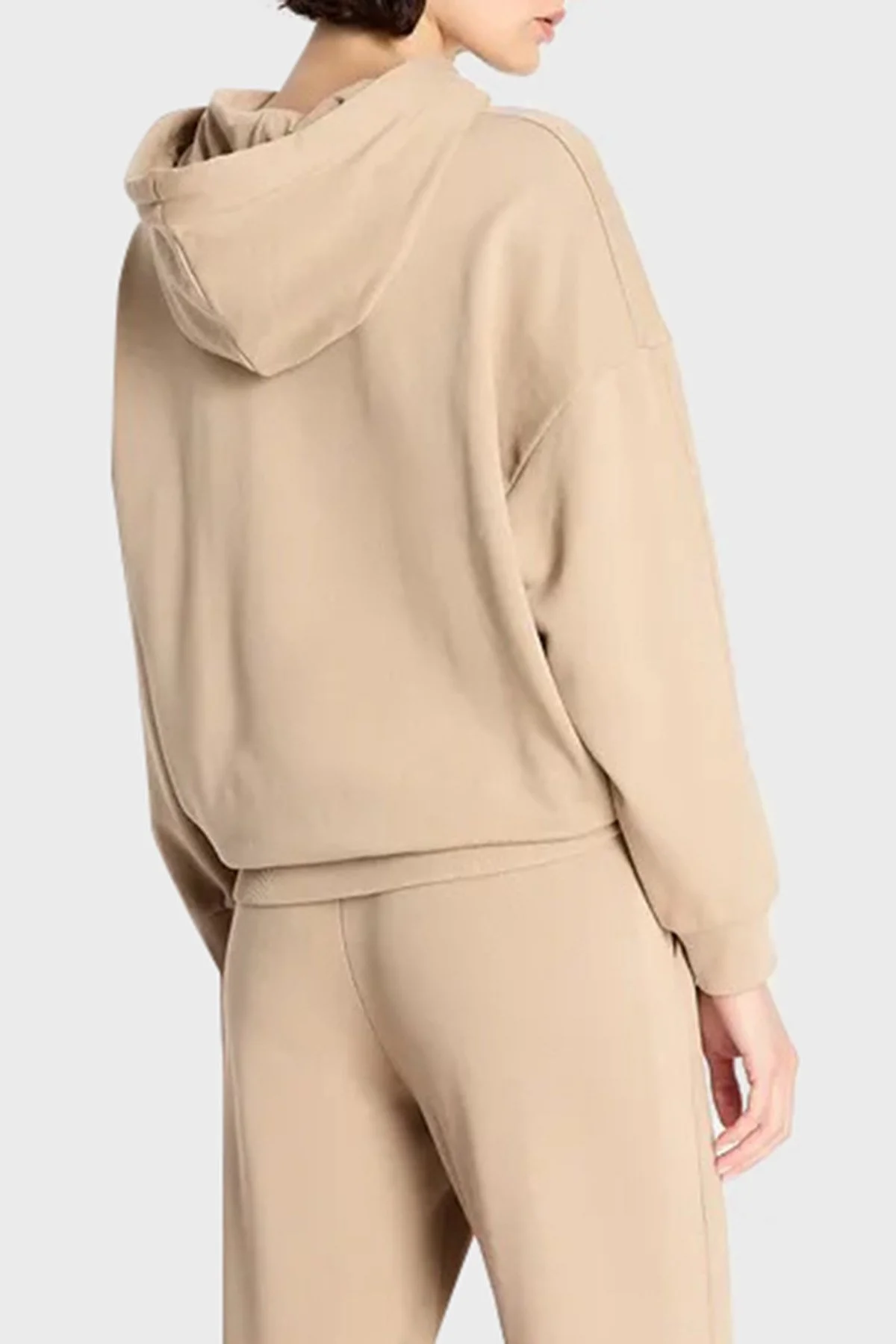 Armani Exchange Pamuklu Kapüşonlu Regular Fit Bayan Sweat 6RYM38 YJEBZ 0748 SÜTLÜ KAHVE - 8