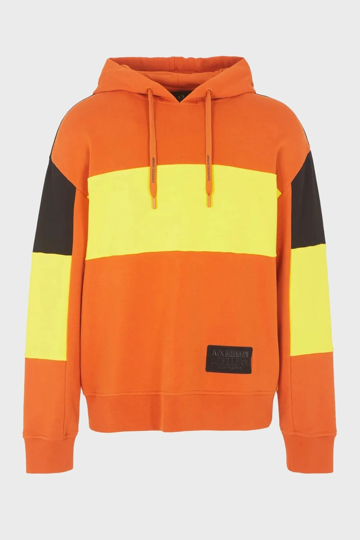 Armani Exchange Pamuklu Kapüşonlu Regular Fit Erkek Sweat 6RZMHB ZJDGZ 6482 TURUNCU-SARI - 1