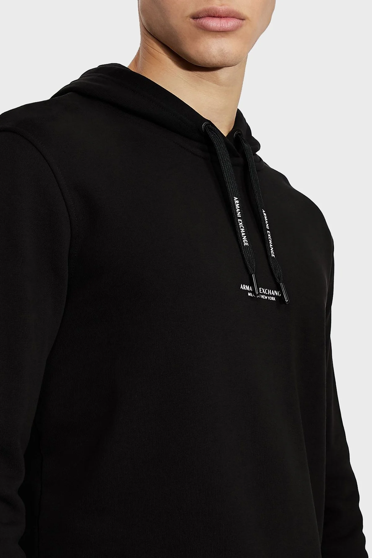 Armani Exchange Pamuklu Kapüşonlu Regular Fit Erkek Sweat 8NZM94 ZJKRZ 1200 SİYAH - 6
