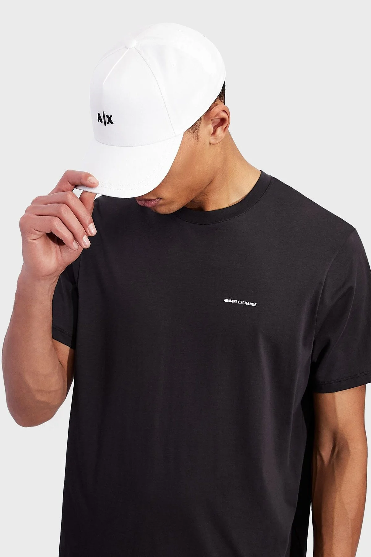 Armani Exchange Pamuklu Logo Detaylı Erkek Şapka 954112 CC571 00010 BEYAZ - 2