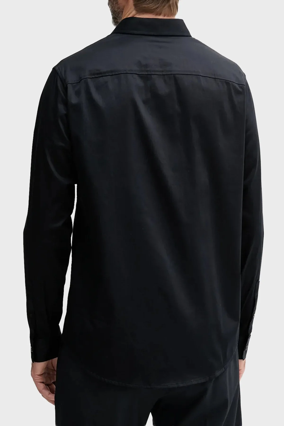 Armani Exchange Pamuklu Logo İşlemeli Regular Fit Erkek Gömlek XM001224 AF10192 UB101 Lacivert - 3