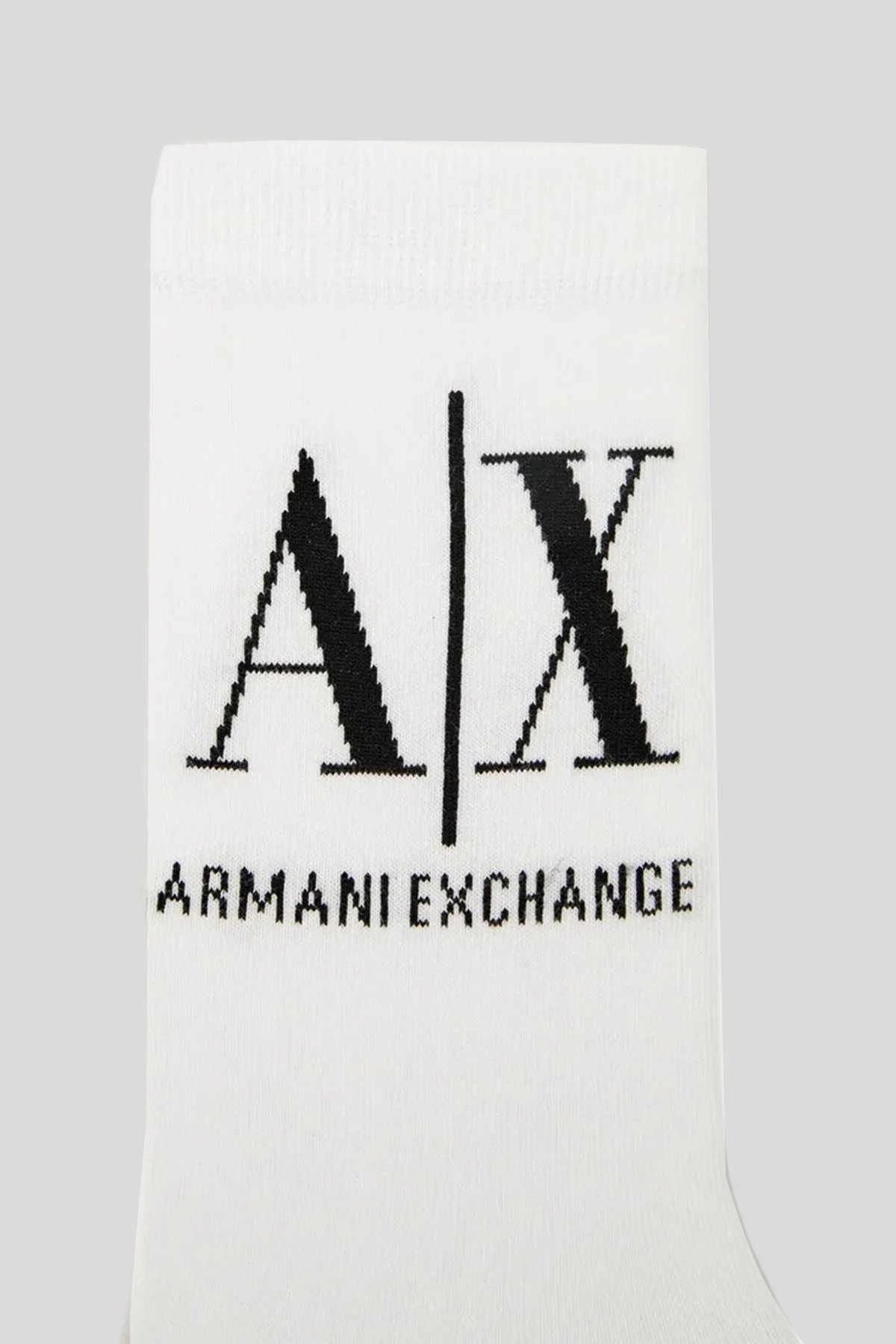 Armani Exchange Pamuklu Logolu Bayan Çorap 946020 CC401 00010 BEYAZ - 2