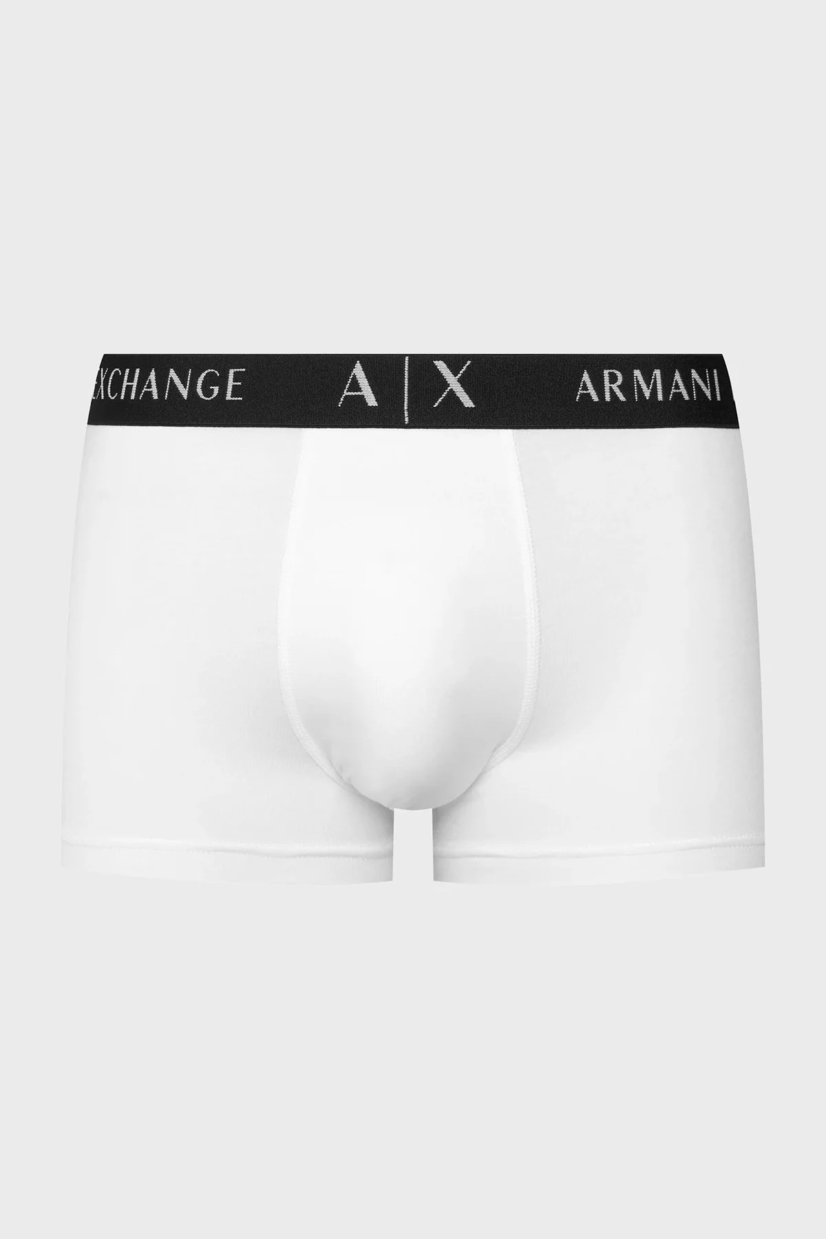 Armani Exchange Pamuklu Logolu Bel Bandı 3 Pack Erkek Boxer XM000871 AF13682 MB581 Siyah-Saks-Beyaz - 7