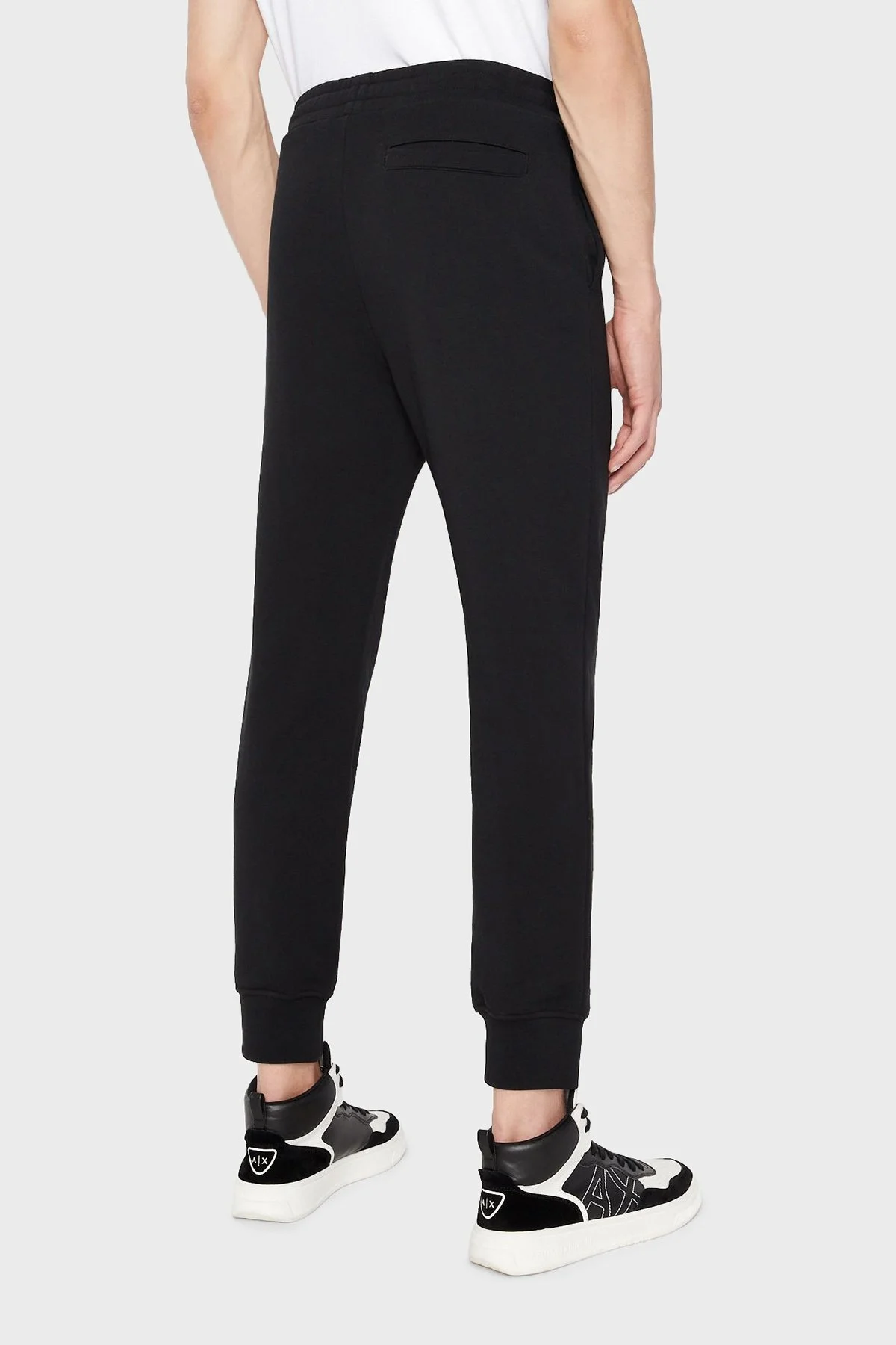 Armani Exchange Pamuklu Logolu Regular Fit Jogger Spor Erkek Pantolon 6LZPHG ZJ6RZ 1200 SİYAH - 3