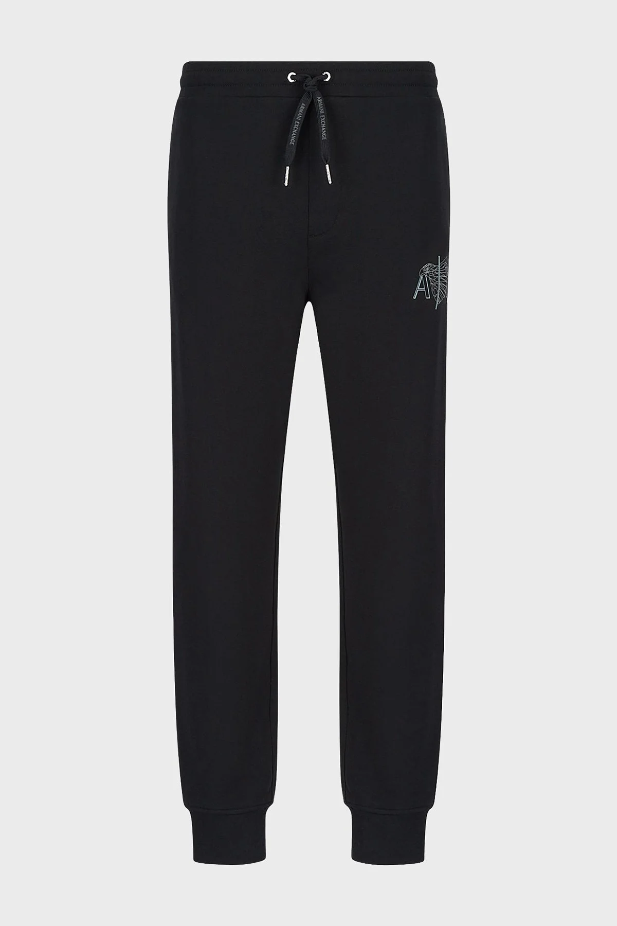 Armani Exchange Pamuklu Logolu Regular Fit Jogger Spor Erkek Pantolon 6LZPHG ZJ6RZ 1200 SİYAH - 5