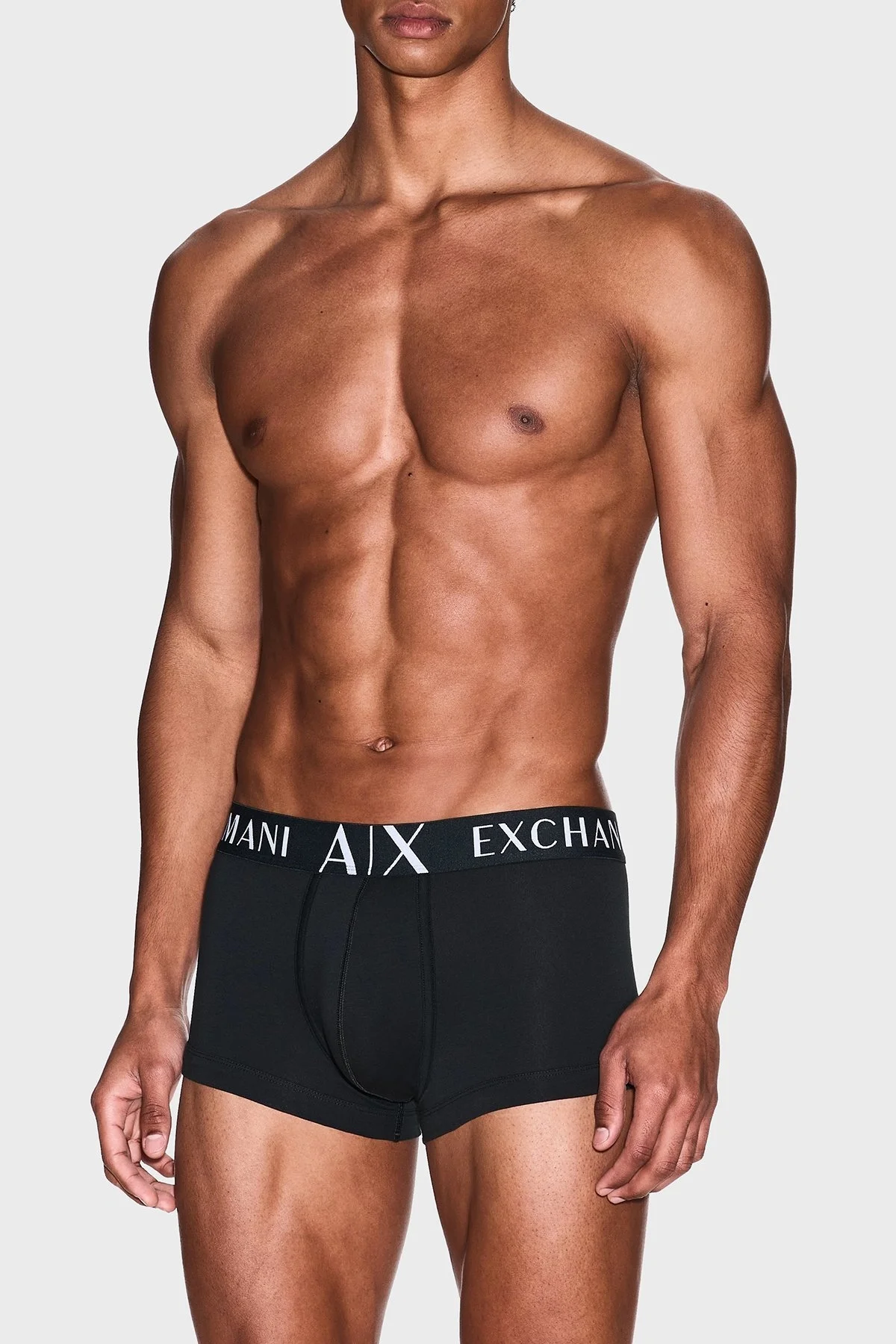 Armani Exchange Pamuklu Logolu Erkek Boxer 956002 CC282 UB001 SİYAH - 1