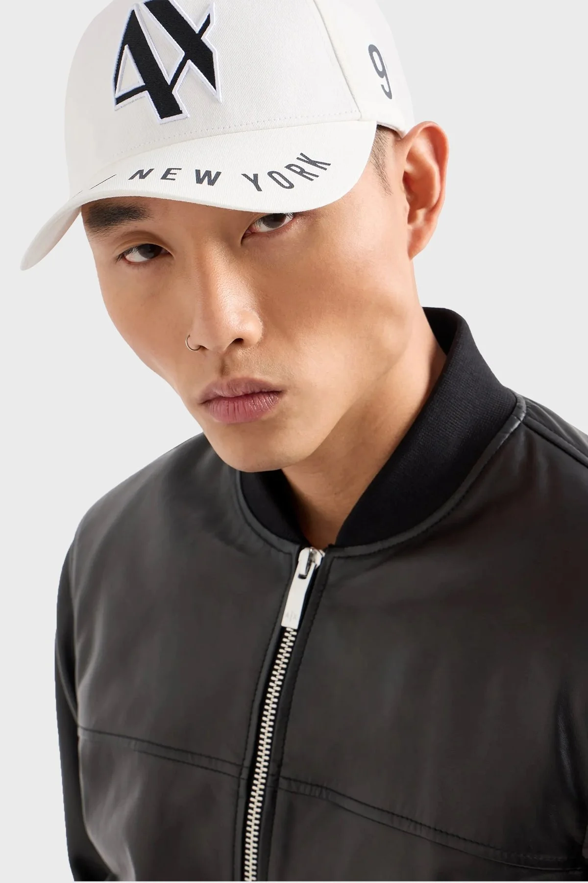 Armani Exchange Pamuklu Logolu Erkek Şapka 954201 4F100 12911 BEYAZ - 2