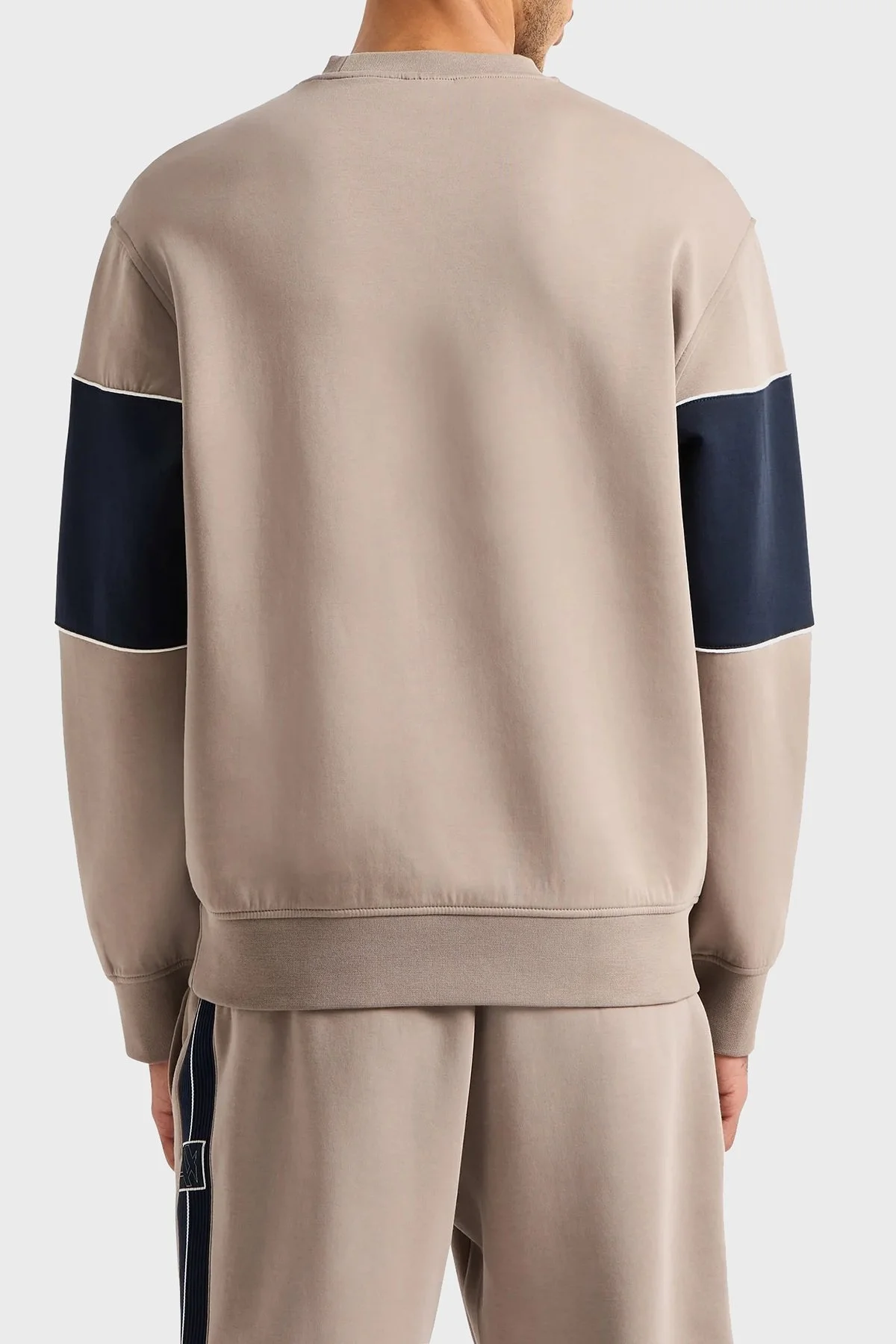 Armani Exchange Pamuklu Logolu Regular Fit Bisiklet Yaka Erkek Sweat 6DZMJM ZJZGZ 17AC VİZON - 3