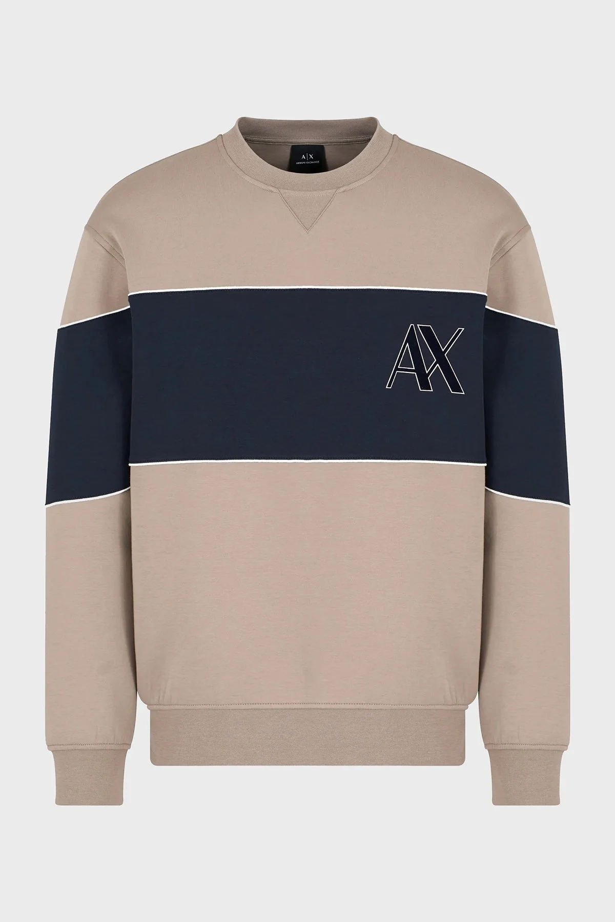 Armani Exchange Pamuklu Logolu Regular Fit Bisiklet Yaka Erkek Sweat 6DZMJM ZJZGZ 17AC VİZON - 5