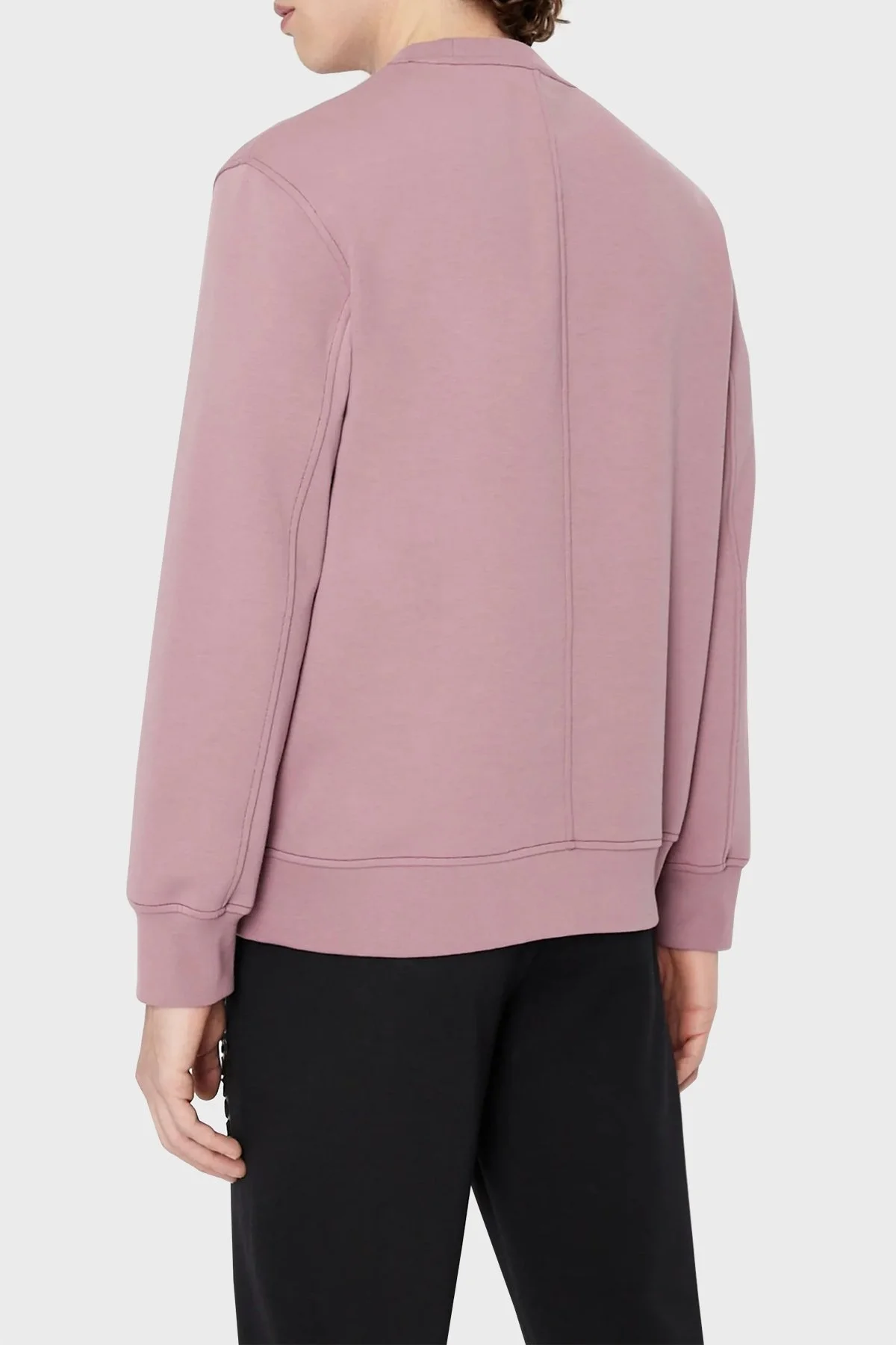 Armani Exchange Pamuklu Logolu Regular Fit Bisiklet Yaka Erkek Sweat 6LZMBE ZJCAZ 1316 GÜL - 7