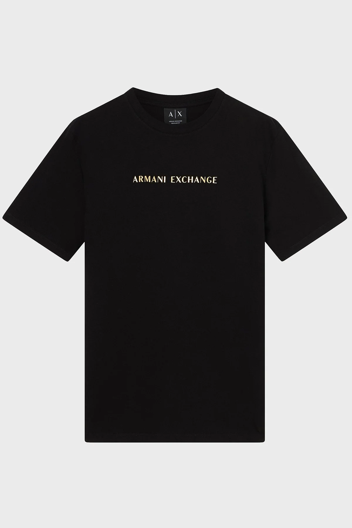 Armani Exchange Pamuklu Logolu Regular Fit Bisiklet Yaka Erkek T Shirt XM002827 AF12308 UC001 SİYAH - 5